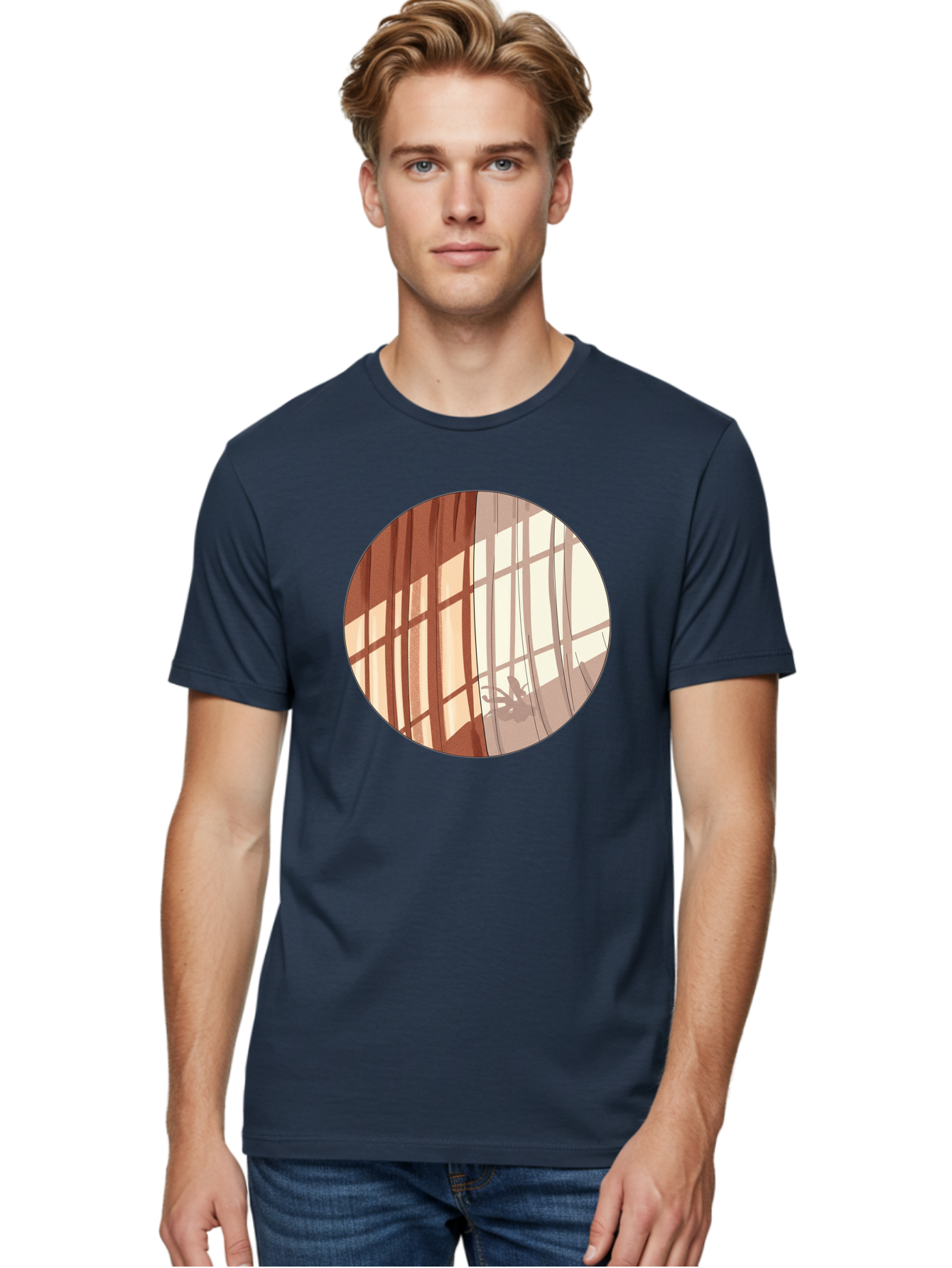 Window-Curtain-Shadows Men'S Graphic Tee, 100% Cotton, Comfortable Casual Summer Wear, Machine Washable, Vintage Camera, Old Camera, Antique Camera, Black Camera, Classic Photography, Photography Equipment, Nostalgic Device, Film Camera, Baf664 24