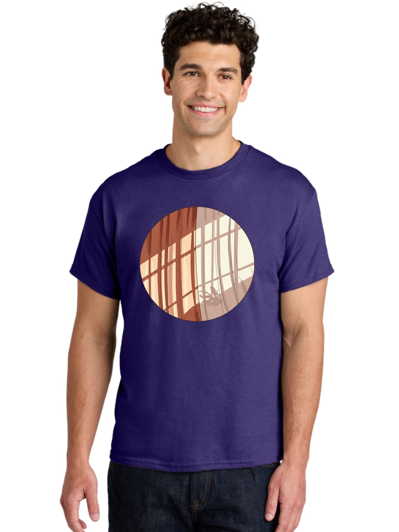 Window-Curtain-Shadows Men'S Graphic Tee, 100% Cotton, Comfortable Casual Summer Wear, Machine Washable, Vintage Camera, Old Camera, Antique Camera, Black Camera, Classic Photography, Photography Equipment, Nostalgic Device, Film Camera, Baf664 29