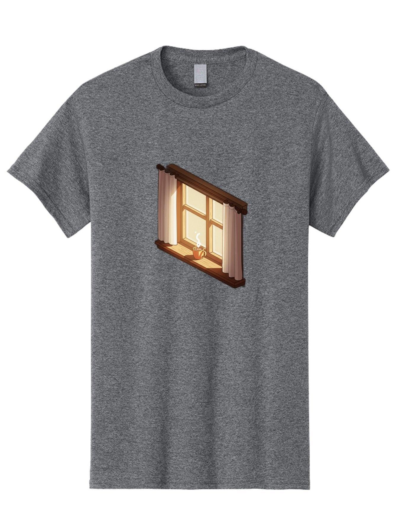 Window-With-Coffee-Cup Men'S Graphic Tee, 100% Cotton, Comfortable Casual Summer Wear, Machine Washable, Vintage Camera, Old Camera, Antique Camera, Black Camera, Classic Photography, Photography Equipment, Nostalgic Device, Film Camera, Baf665 12