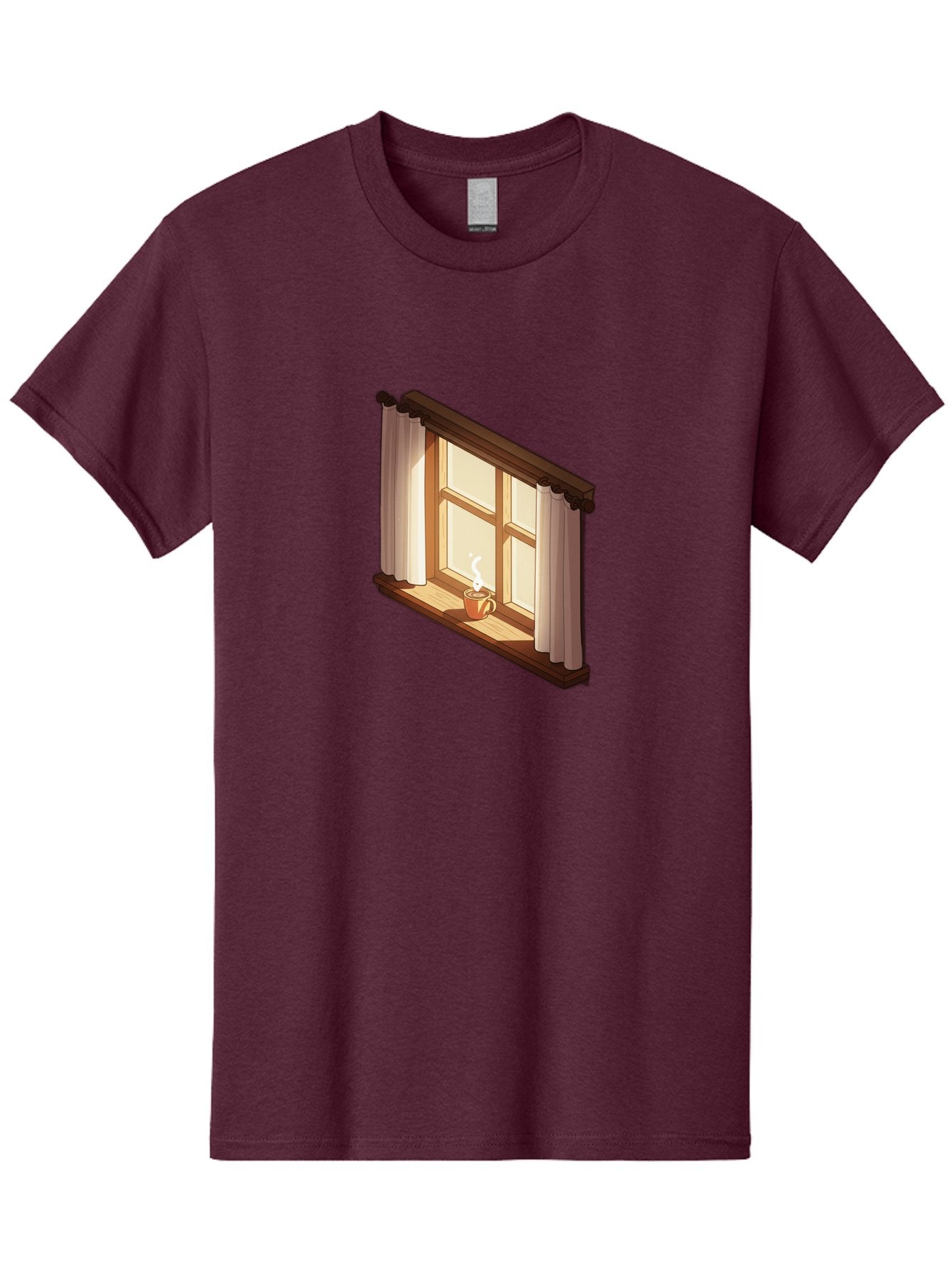 Window-With-Coffee-Cup Men'S Graphic Tee, 100% Cotton, Comfortable Casual Summer Wear, Machine Washable, Vintage Camera, Old Camera, Antique Camera, Black Camera, Classic Photography, Photography Equipment, Nostalgic Device, Film Camera, Baf665 10