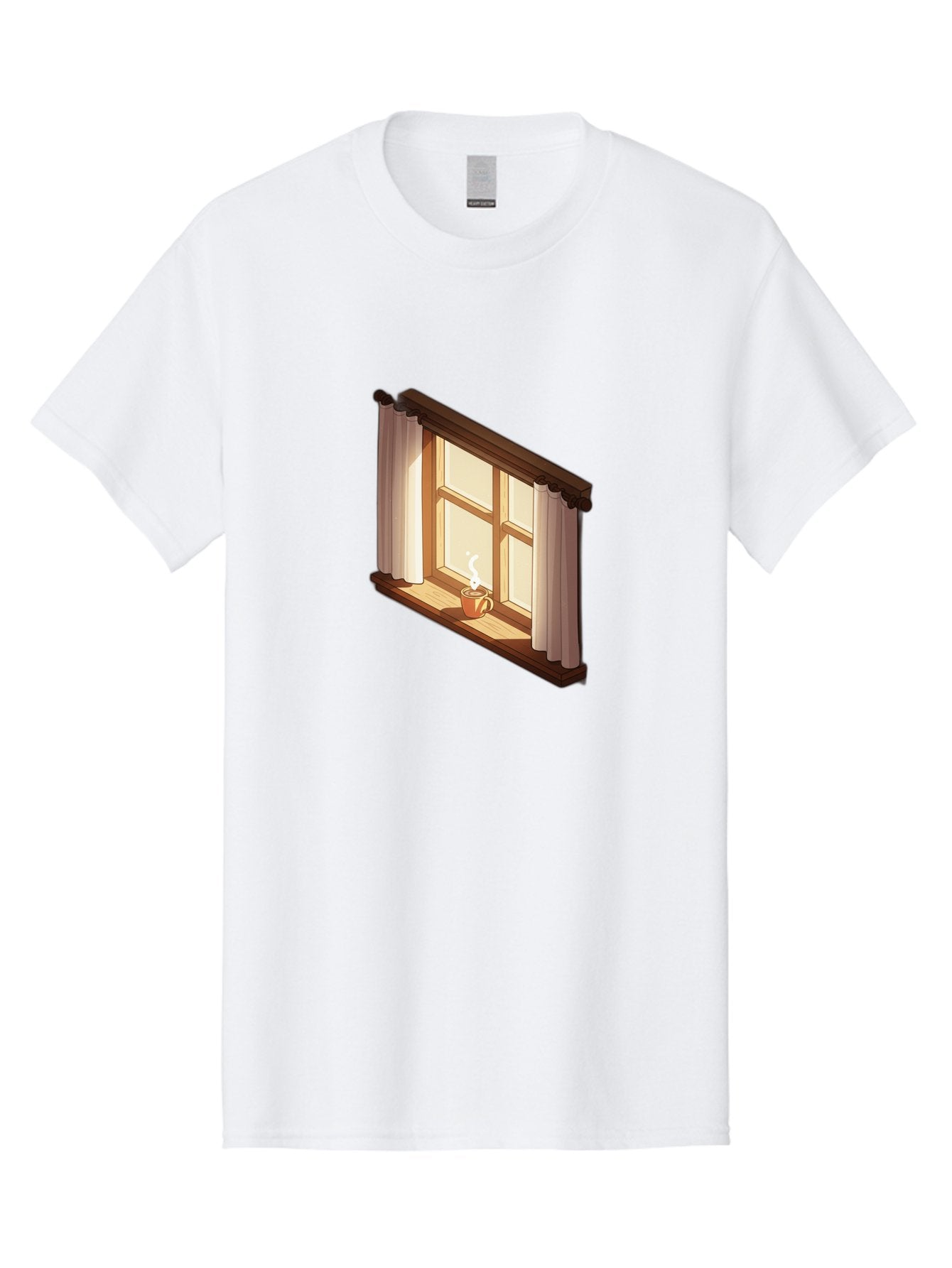 Window-With-Coffee-Cup Men'S Graphic Tee, 100% Cotton, Comfortable Casual Summer Wear, Machine Washable, Vintage Camera, Old Camera, Antique Camera, Black Camera, Classic Photography, Photography Equipment, Nostalgic Device, Film Camera, Baf665 7