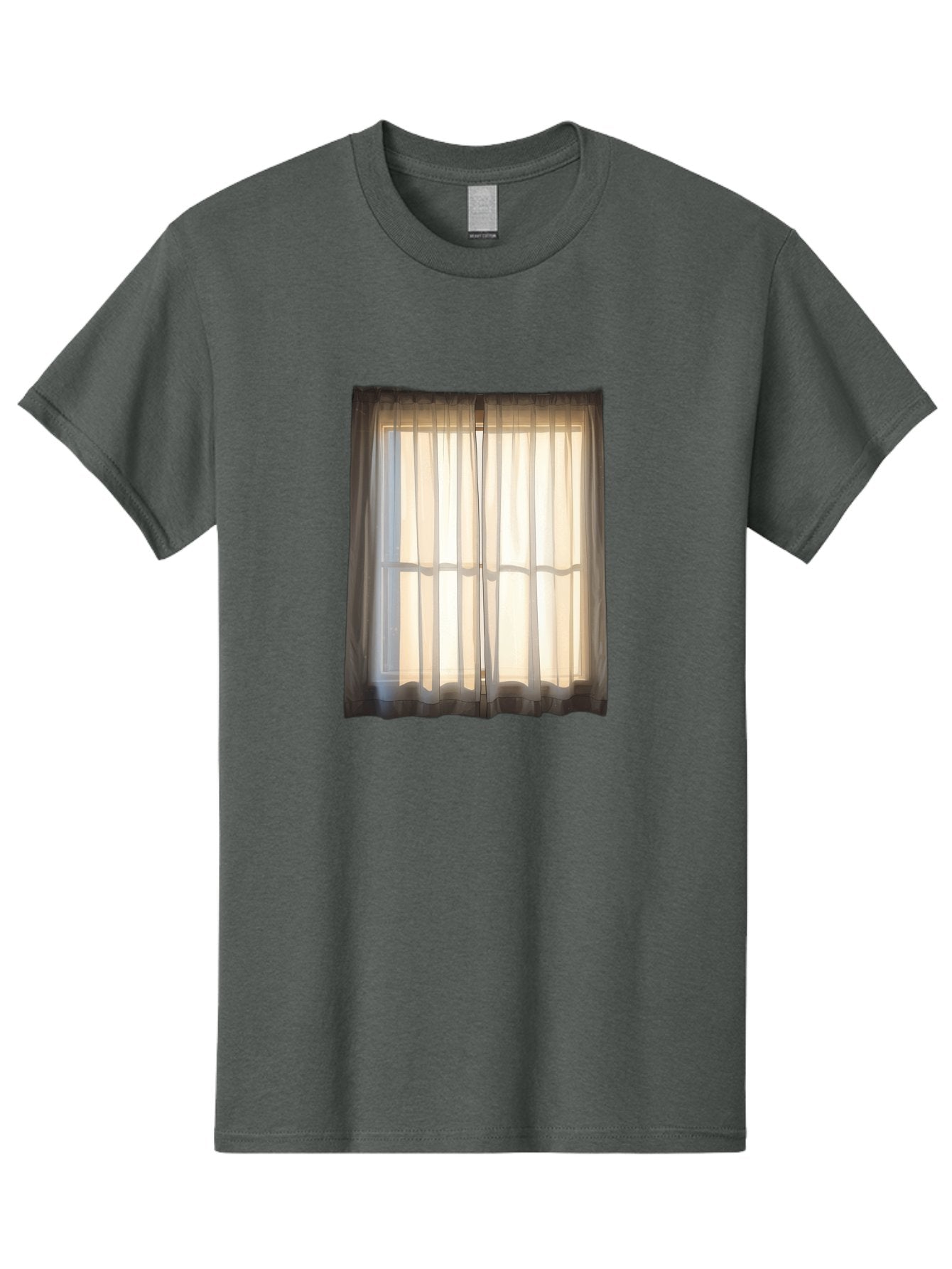 Window-With-Curtains-1 Men'S Graphic Tee, 100% Cotton, Comfortable Casual Summer Wear, Machine Washable, Vintage Camera, Old Camera, Antique Camera, Black Camera, Classic Photography, Photography Equipment, Nostalgic Device, Film Camera, Baf666