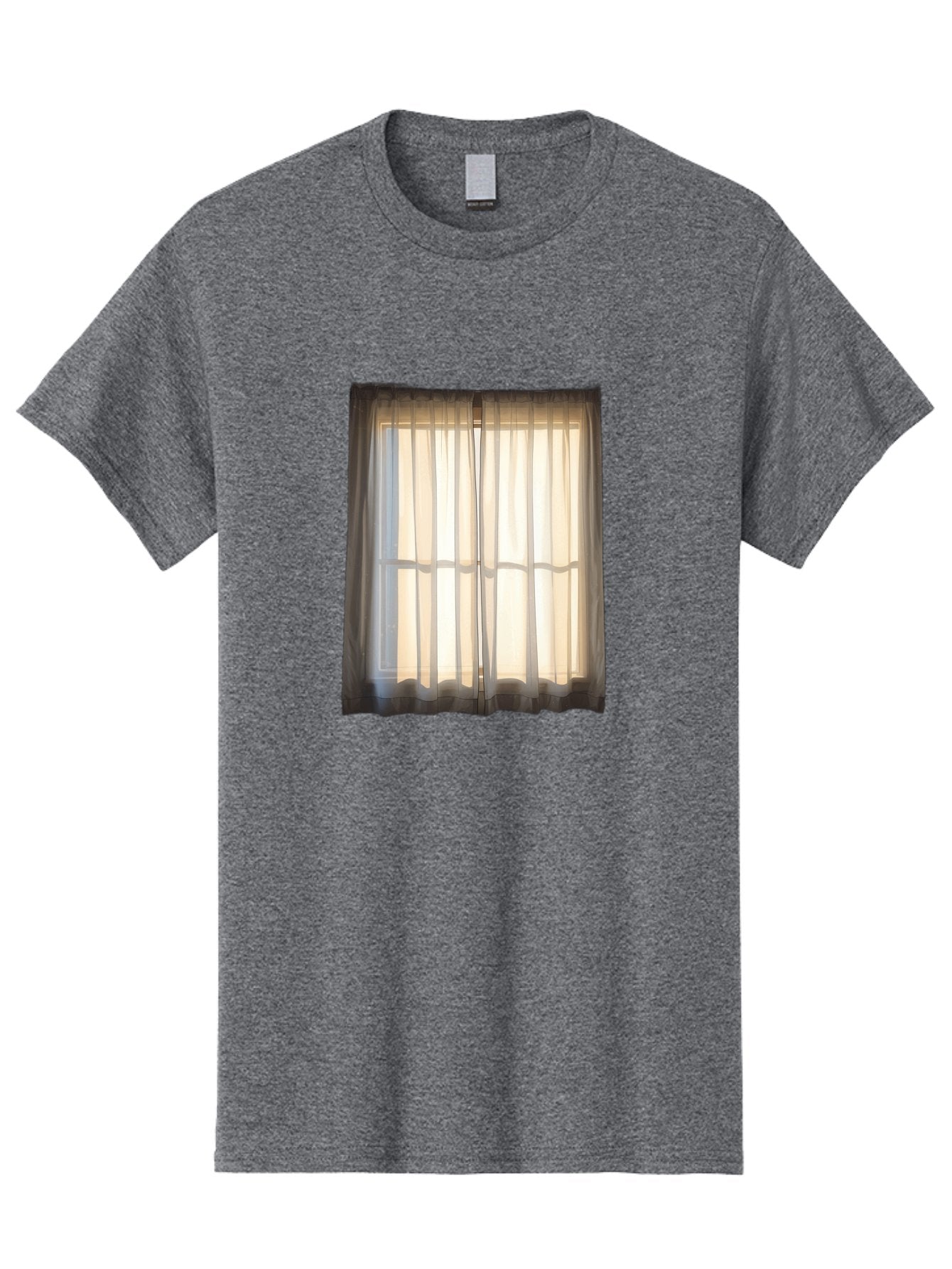 Window-With-Curtains-1 Men'S Graphic Tee, 100% Cotton, Comfortable Casual Summer Wear, Machine Washable, Vintage Camera, Old Camera, Antique Camera, Black Camera, Classic Photography, Photography Equipment, Nostalgic Device, Film Camera, Baf666 14