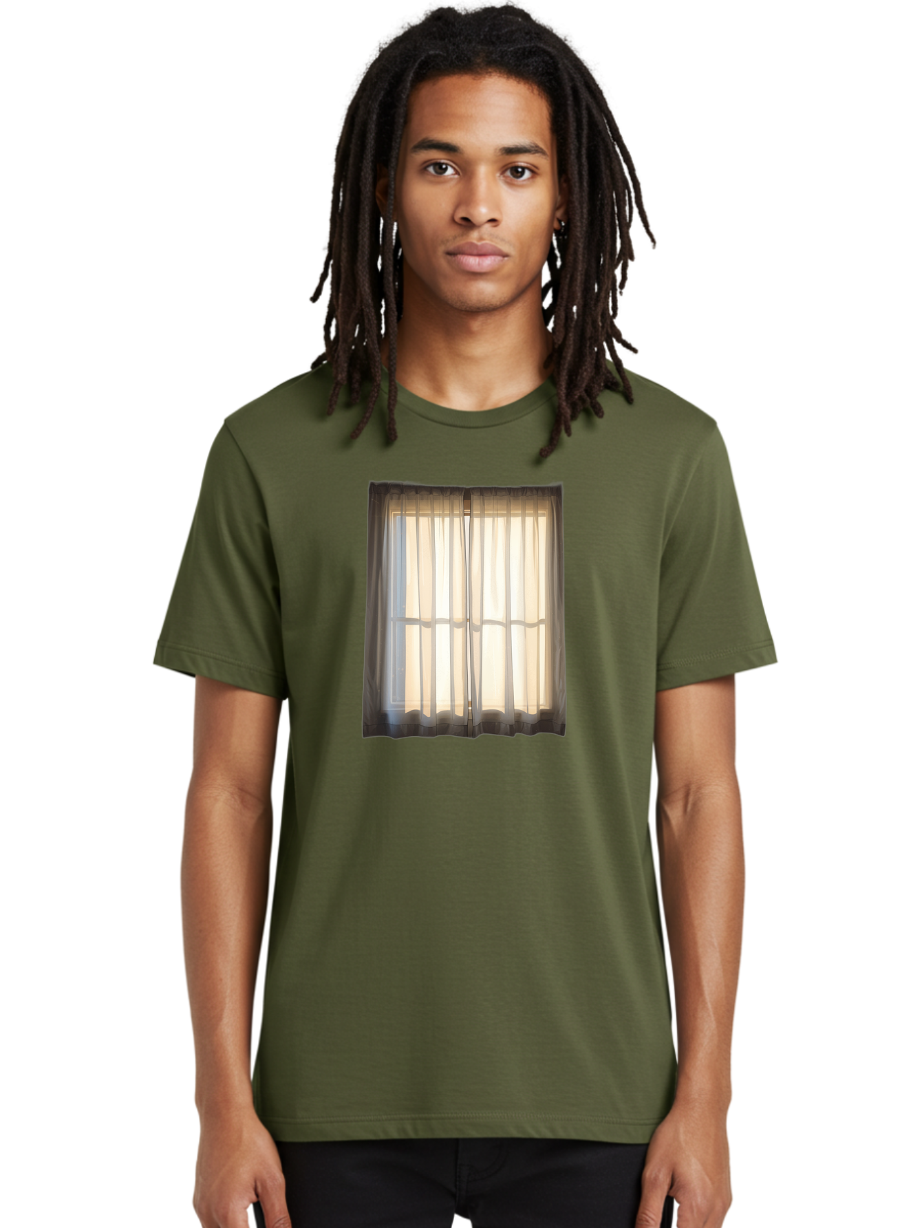 Window-With-Curtains-1 Men'S Graphic Tee, 100% Cotton, Comfortable Casual Summer Wear, Machine Washable, Vintage Camera, Old Camera, Antique Camera, Black Camera, Classic Photography, Photography Equipment, Nostalgic Device, Film Camera, Baf666 28