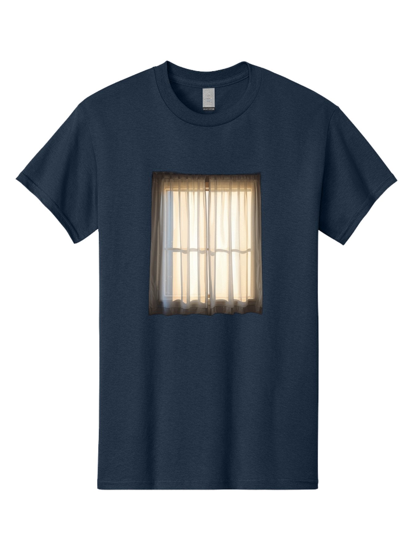 Window-With-Curtains-1 Men'S Graphic Tee, 100% Cotton, Comfortable Casual Summer Wear, Machine Washable, Vintage Camera, Old Camera, Antique Camera, Black Camera, Classic Photography, Photography Equipment, Nostalgic Device, Film Camera, Baf666 11
