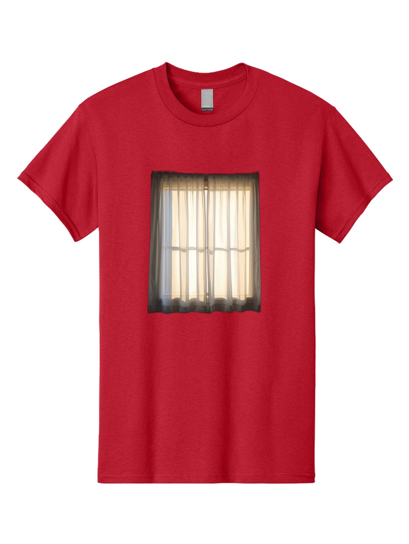 Window-With-Curtains-1 Men'S Graphic Tee, 100% Cotton, Comfortable Casual Summer Wear, Machine Washable, Vintage Camera, Old Camera, Antique Camera, Black Camera, Classic Photography, Photography Equipment, Nostalgic Device, Film Camera, Baf666 6