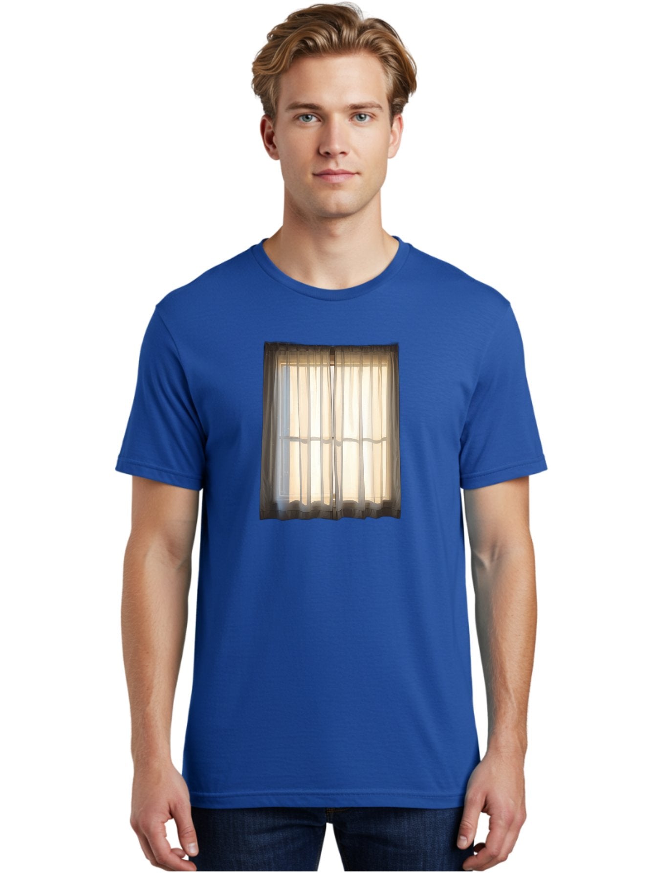 Window-With-Curtains-1 Men'S Graphic Tee, 100% Cotton, Comfortable Casual Summer Wear, Machine Washable, Vintage Camera, Old Camera, Antique Camera, Black Camera, Classic Photography, Photography Equipment, Nostalgic Device, Film Camera, Baf666 22