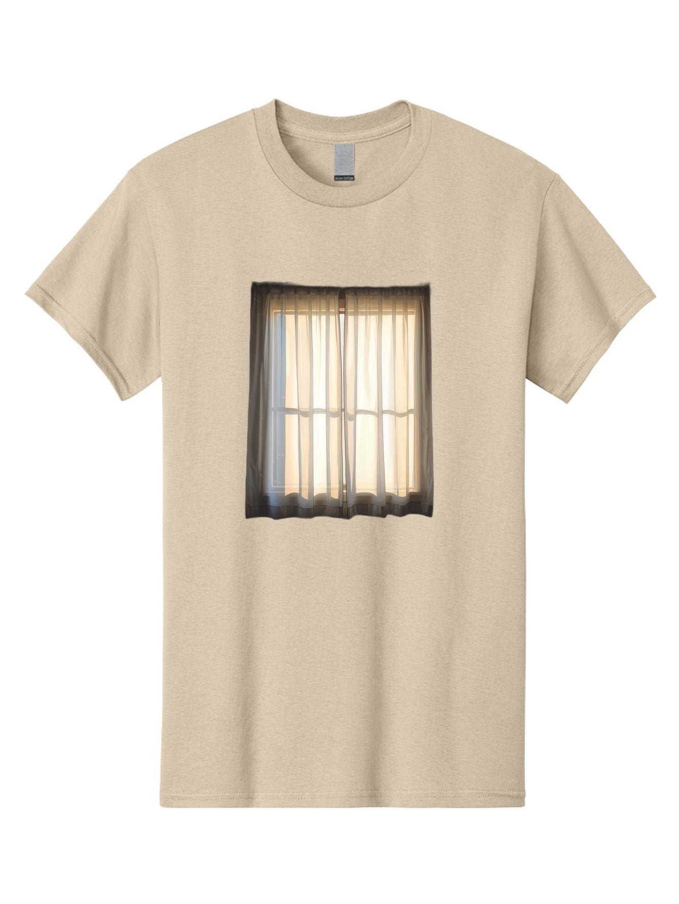 Window-With-Curtains-1 Men'S Graphic Tee, 100% Cotton, Comfortable Casual Summer Wear, Machine Washable, Vintage Camera, Old Camera, Antique Camera, Black Camera, Classic Photography, Photography Equipment, Nostalgic Device, Film Camera, Baf666 15