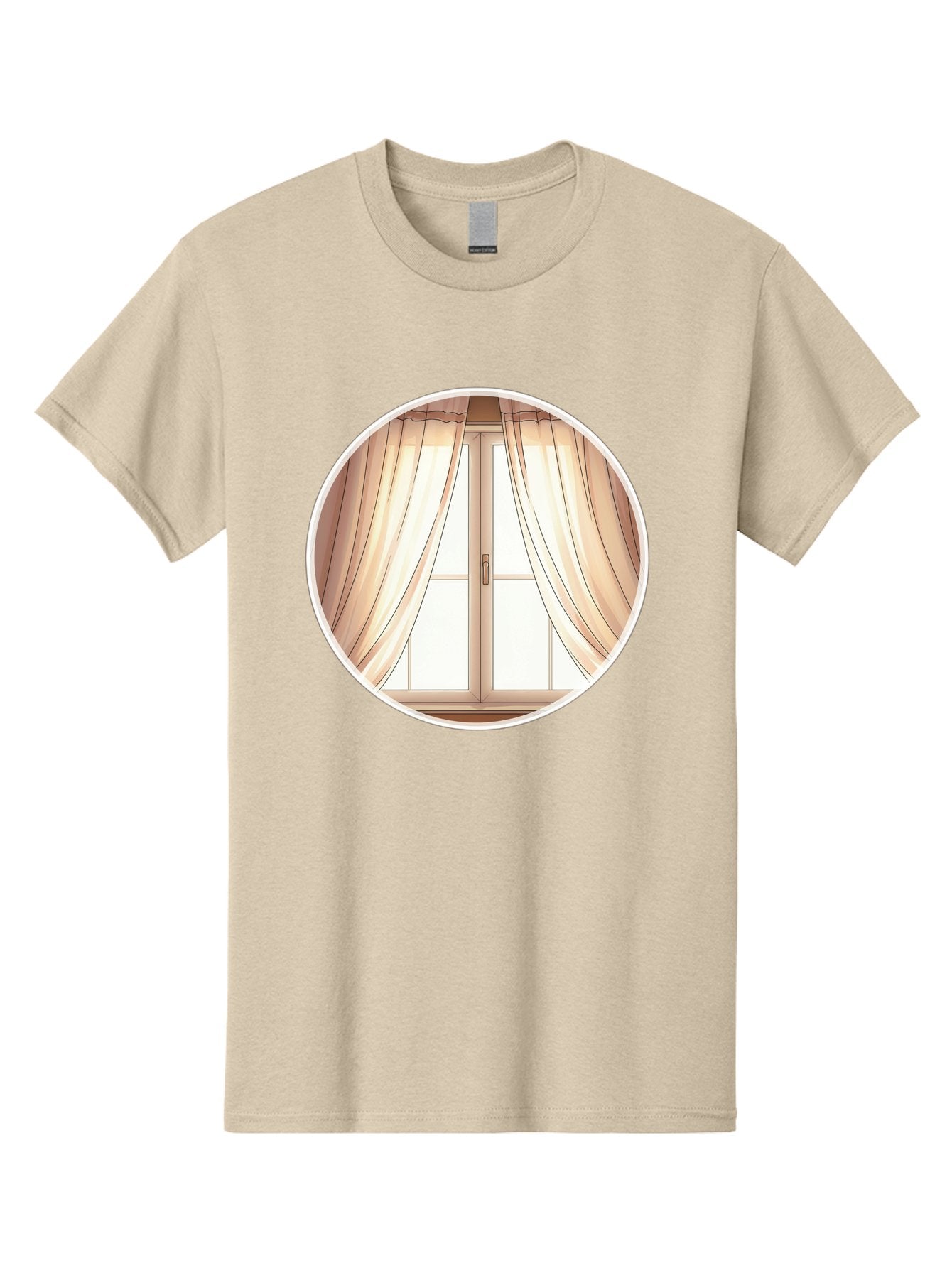 Window-With-Curtains Men'S Graphic Tee, 100% Cotton, Comfortable Casual Summer Wear, Machine Washable, Vintage Camera, Old Camera, Antique Camera, Black Camera, Classic Photography, Photography Equipment, Nostalgic Device, Film Camera, Baf667 11