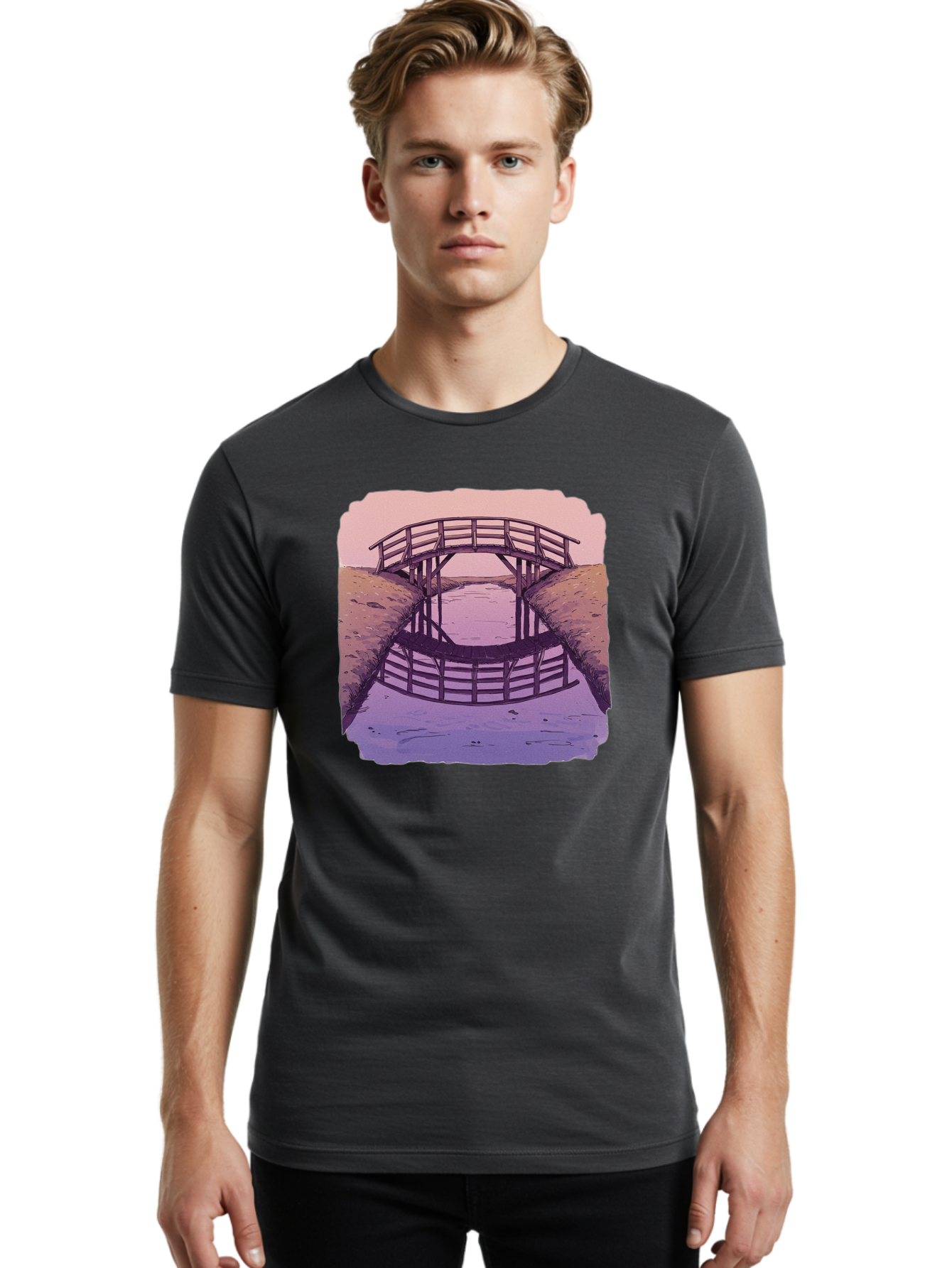 Wooden-Bridge Men'S Graphic Tee, 100% Cotton, Comfortable Casual Summer Wear, Machine Washable, Vintage Camera, Old Camera, Antique Camera, Black Camera, Classic Photography, Photography Equipment, Nostalgic Device, Film Camera, Camera Art Baf672 18