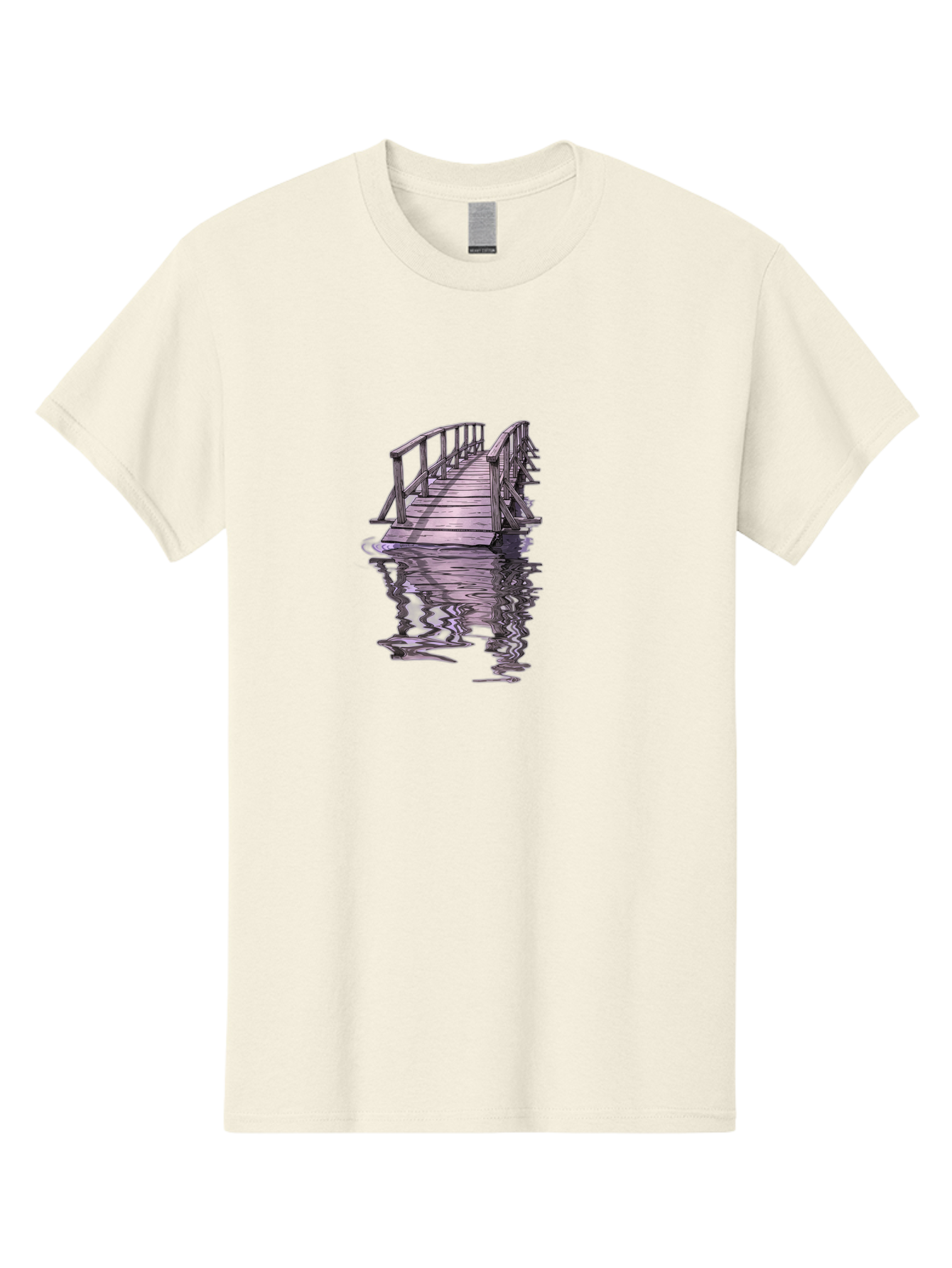 Wooden-Dock-Reflection Men'S Graphic Tee, 100% Cotton, Comfortable Casual Summer Wear, Machine Washable, Vintage Camera, Old Camera, Antique Camera, Black Camera, Classic Photography, Photography Equipment, Nostalgic Device, Film Camera, Baf673 27