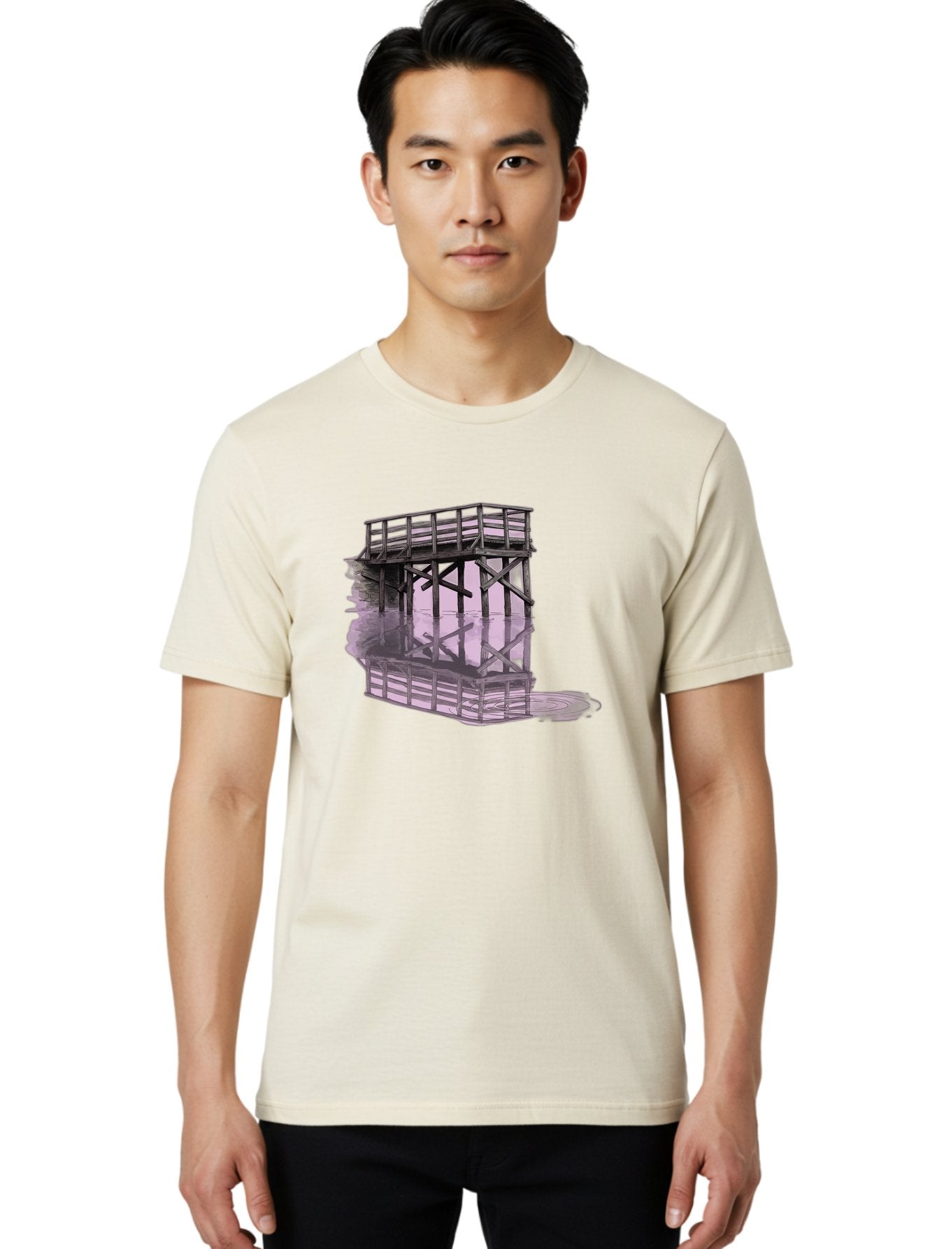 Wooden-Structure Men'S Graphic Tee, 100% Cotton, Comfortable Casual Summer Wear, Machine Washable, Vintage Camera, Old Camera, Antique Camera, Black Camera, Classic Photography, Photography Equipment, Nostalgic Device, Film Camera, Camera Art Baf674 18