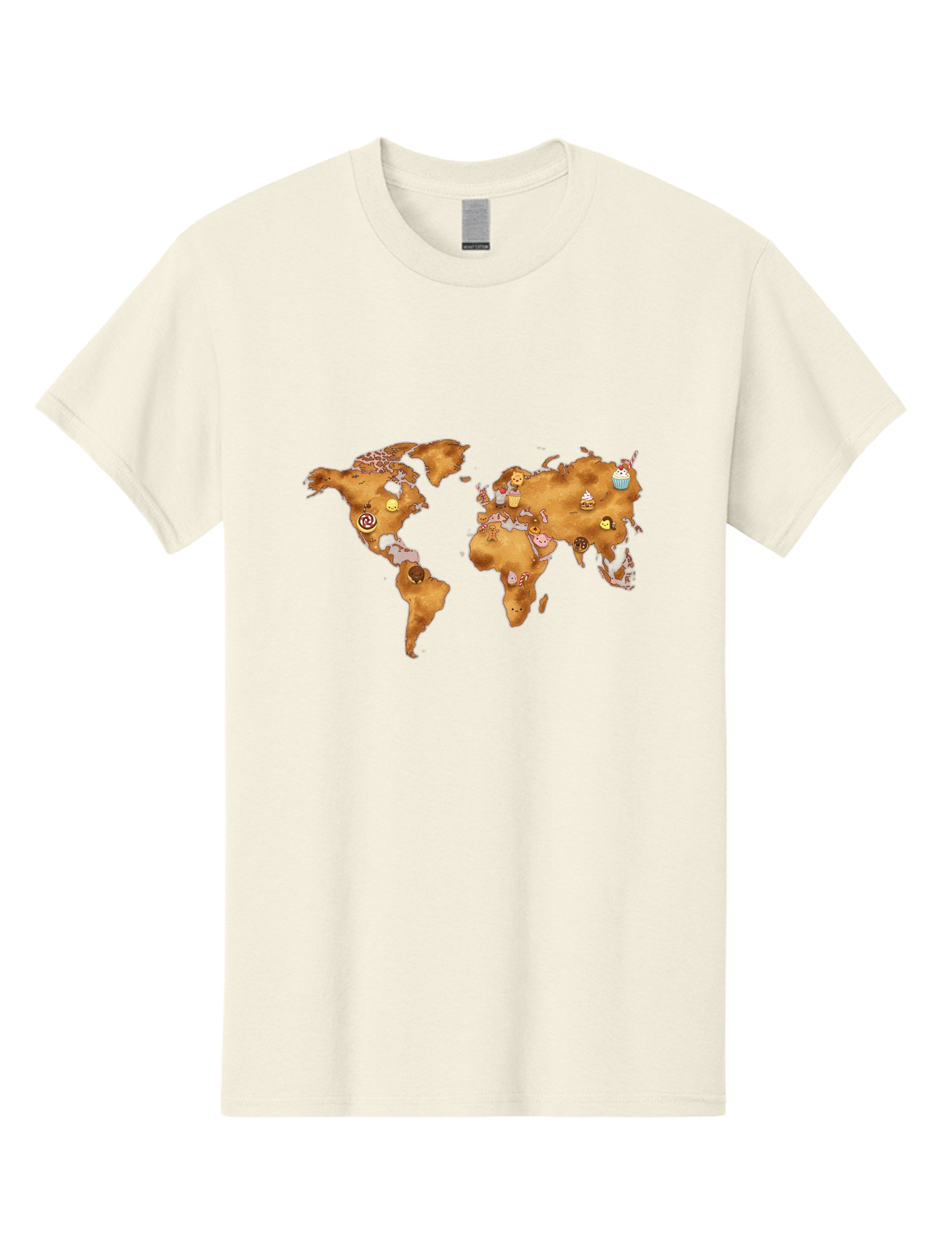 World-Map-With-Cupcakes Men'S Graphic Tee, 100% Cotton, Comfortable Casual Summer Wear, Machine Washable, Vintage Camera, Old Camera, Antique Camera, Black Camera, Classic Photography, Photography Equipment, Nostalgic Device, Film Camera, Baf676 7