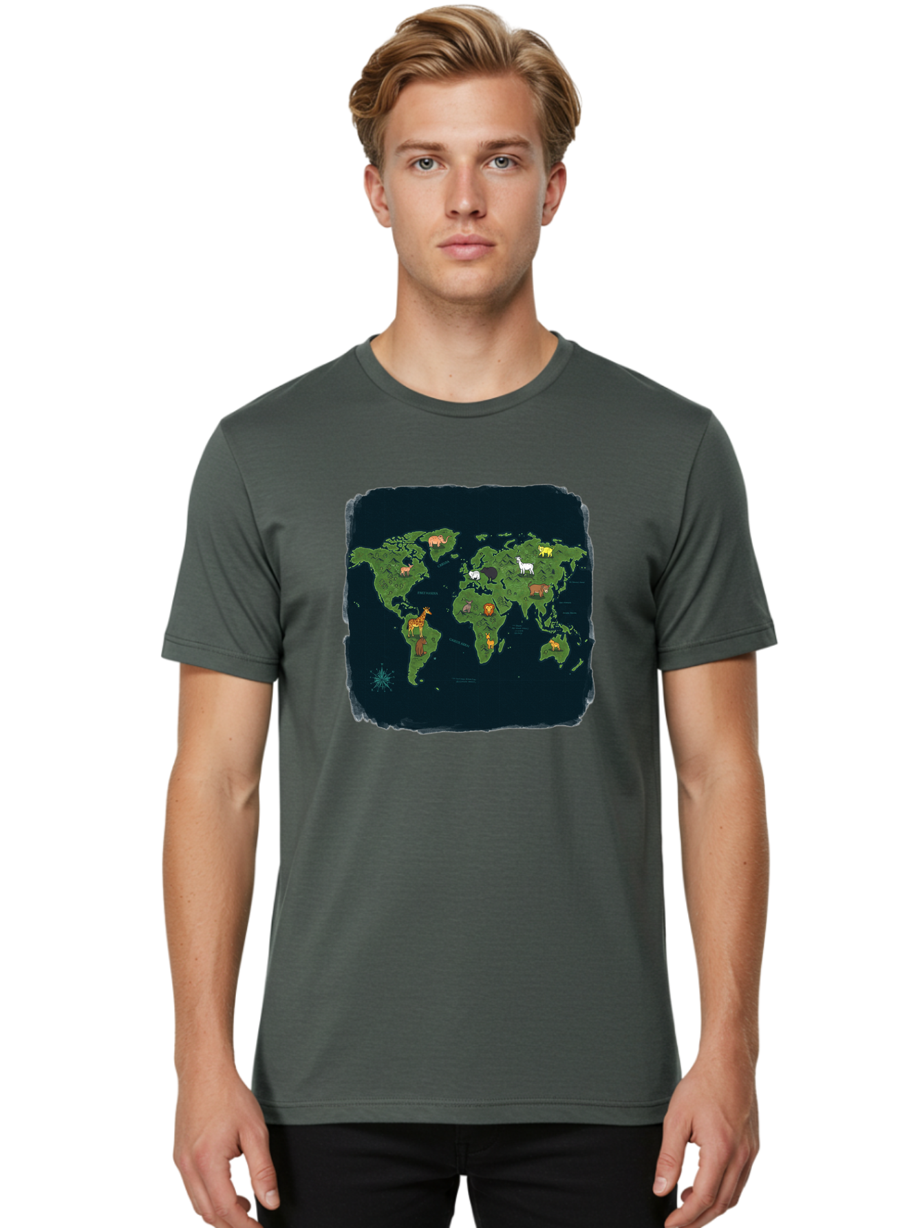 World-Map Men'S Graphic Tee, 100% Cotton, Comfortable Casual Summer Wear, Machine Washable, Vintage Camera, Old Camera, Antique Camera, Black Camera, Classic Photography, Photography Equipment, Nostalgic Device, Film Camera, Camera Art Baf677 14