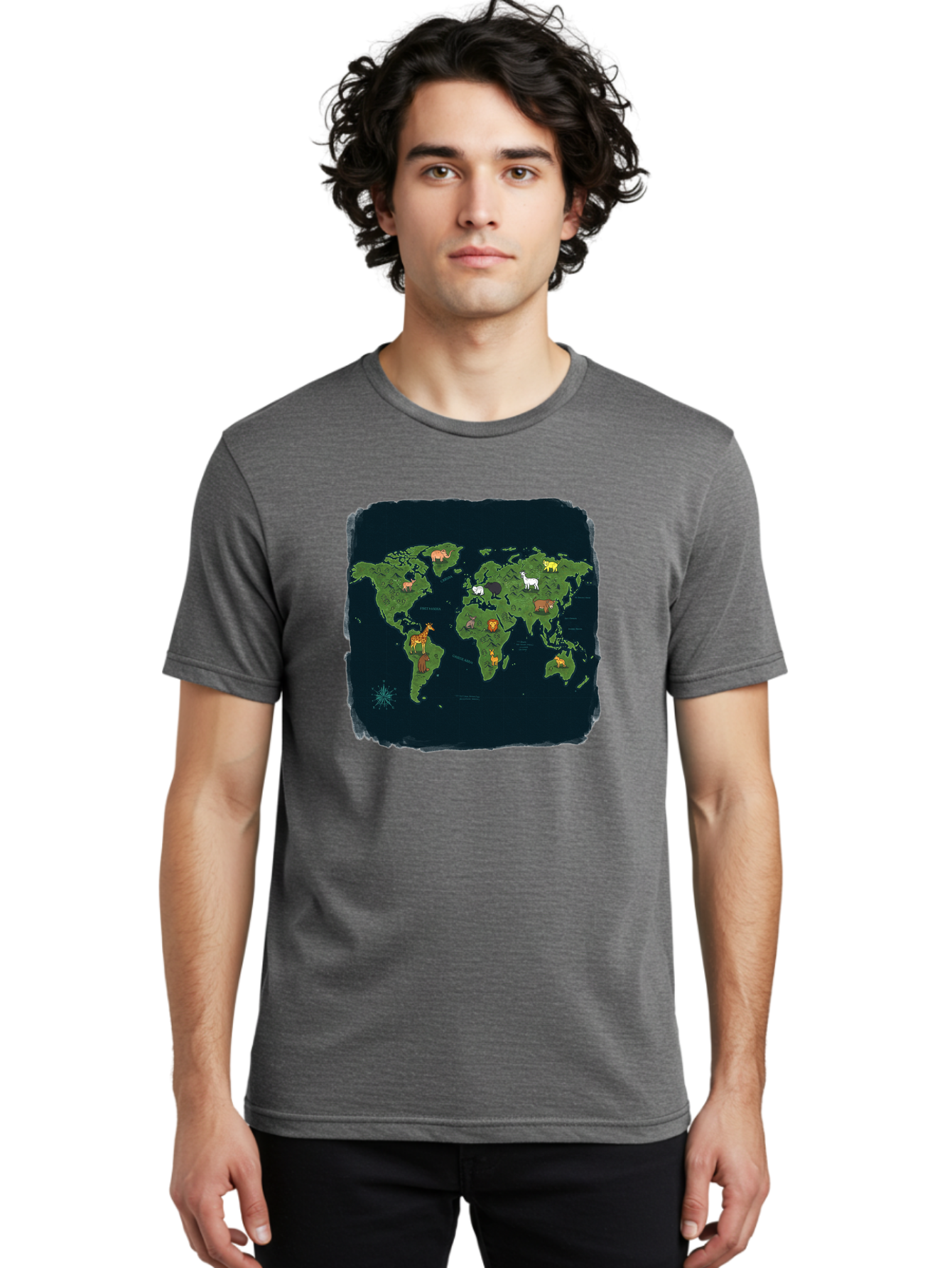 World-Map Men'S Graphic Tee, 100% Cotton, Comfortable Casual Summer Wear, Machine Washable, Vintage Camera, Old Camera, Antique Camera, Black Camera, Classic Photography, Photography Equipment, Nostalgic Device, Film Camera, Camera Art Baf677 6