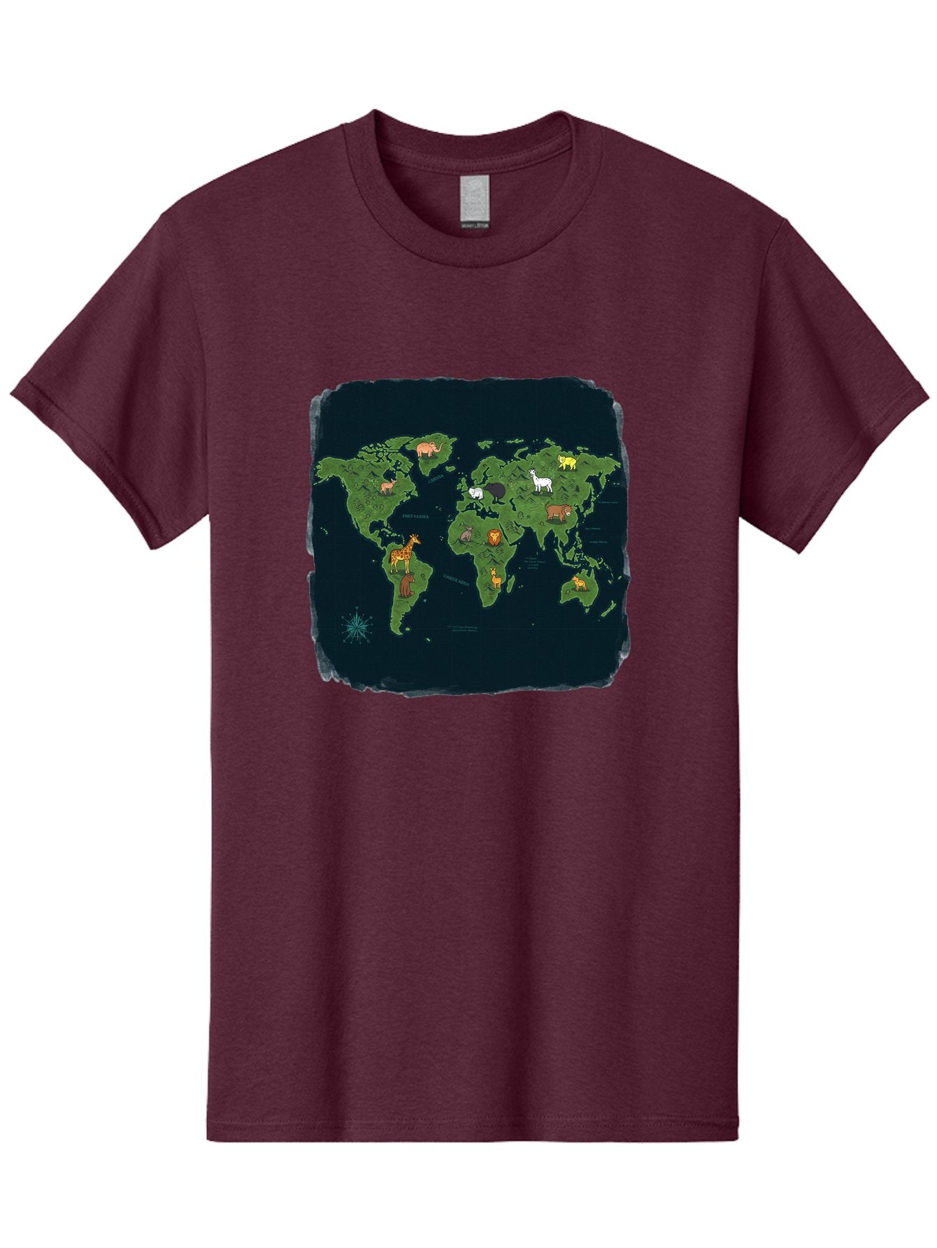 World-Map Men'S Graphic Tee, 100% Cotton, Comfortable Casual Summer Wear, Machine Washable, Vintage Camera, Old Camera, Antique Camera, Black Camera, Classic Photography, Photography Equipment, Nostalgic Device, Film Camera, Camera Art Baf677