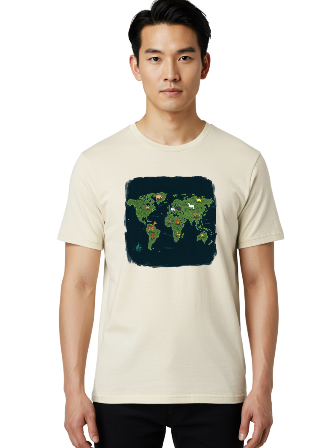 World-Map Men'S Graphic Tee, 100% Cotton, Comfortable Casual Summer Wear, Machine Washable, Vintage Camera, Old Camera, Antique Camera, Black Camera, Classic Photography, Photography Equipment, Nostalgic Device, Film Camera, Camera Art Baf677 28