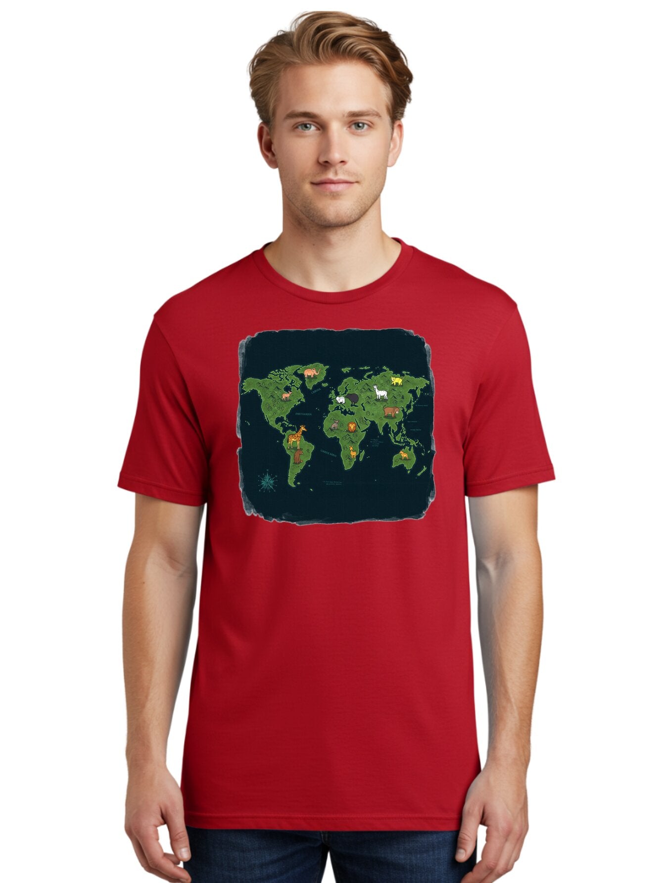 World-Map Men'S Graphic Tee, 100% Cotton, Comfortable Casual Summer Wear, Machine Washable, Vintage Camera, Old Camera, Antique Camera, Black Camera, Classic Photography, Photography Equipment, Nostalgic Device, Film Camera, Camera Art Baf677 30