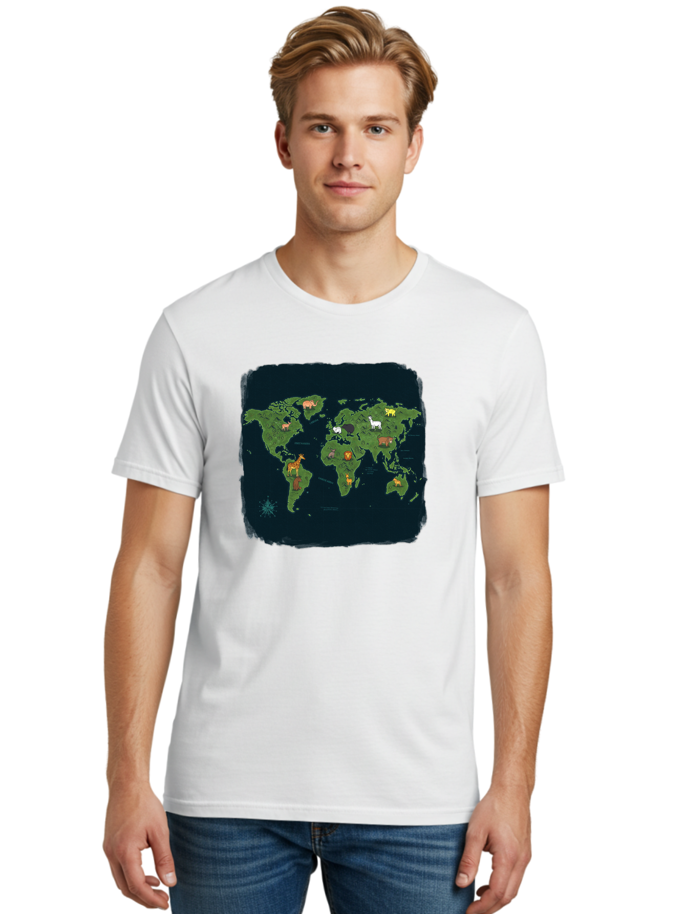 World-Map Men'S Graphic Tee, 100% Cotton, Comfortable Casual Summer Wear, Machine Washable, Vintage Camera, Old Camera, Antique Camera, Black Camera, Classic Photography, Photography Equipment, Nostalgic Device, Film Camera, Camera Art Baf677 26