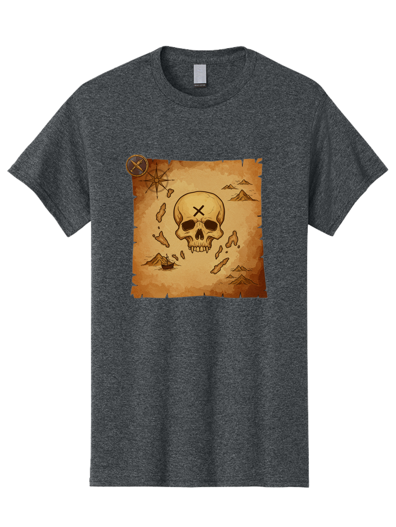 X-Marks-The-Spot Men'S Graphic Tee, 100% Cotton, Comfortable Casual Summer Wear, Machine Washable, Vintage Camera, Old Camera, Antique Camera, Black Camera, Classic Photography, Photography Equipment, Nostalgic Device, Film Camera, Camera Art Baf678 25