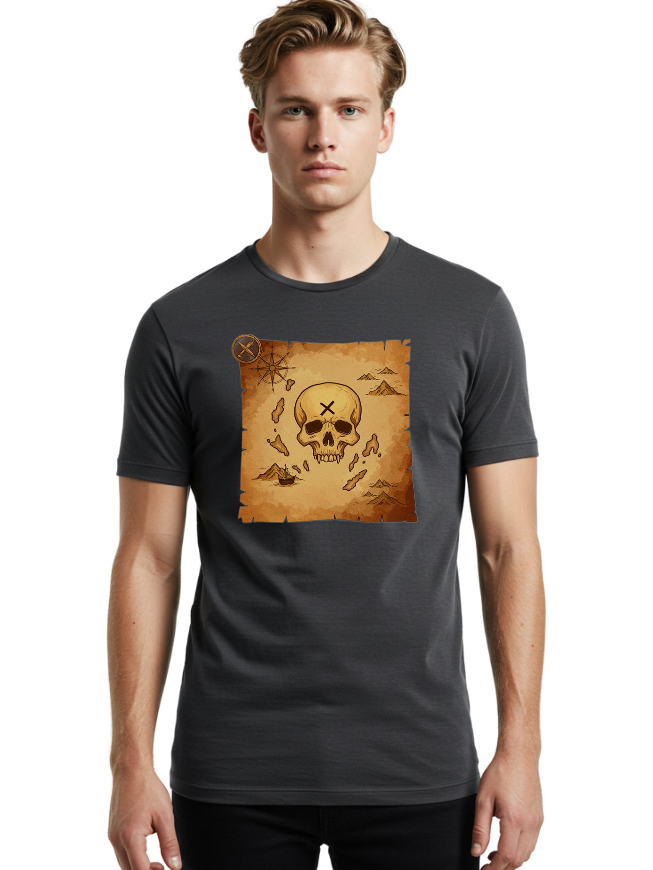 X-Marks-The-Spot Men'S Graphic Tee, 100% Cotton, Comfortable Casual Summer Wear, Machine Washable, Vintage Camera, Old Camera, Antique Camera, Black Camera, Classic Photography, Photography Equipment, Nostalgic Device, Film Camera, Camera Art Baf678 26