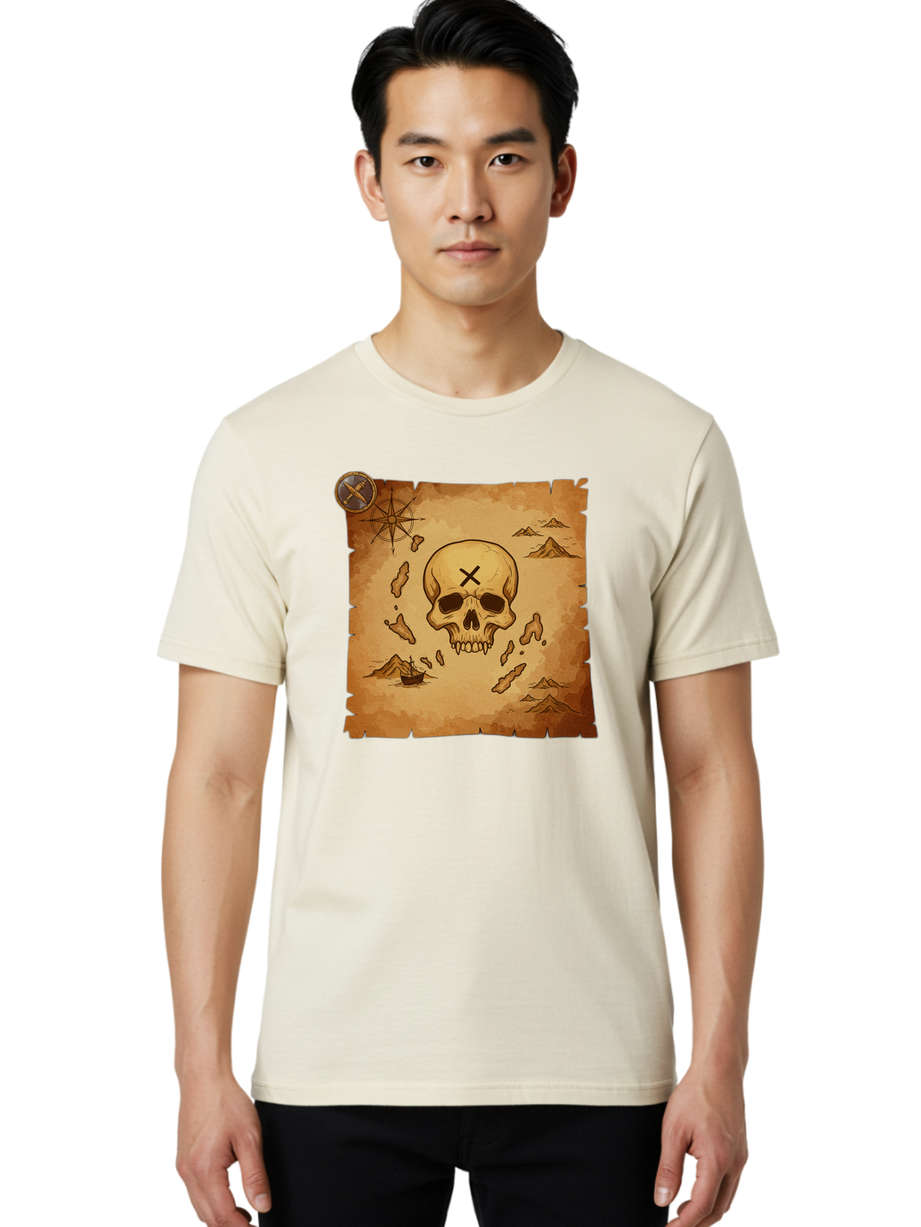 X-Marks-The-Spot Men'S Graphic Tee, 100% Cotton, Comfortable Casual Summer Wear, Machine Washable, Vintage Camera, Old Camera, Antique Camera, Black Camera, Classic Photography, Photography Equipment, Nostalgic Device, Film Camera, Camera Art Baf678 10