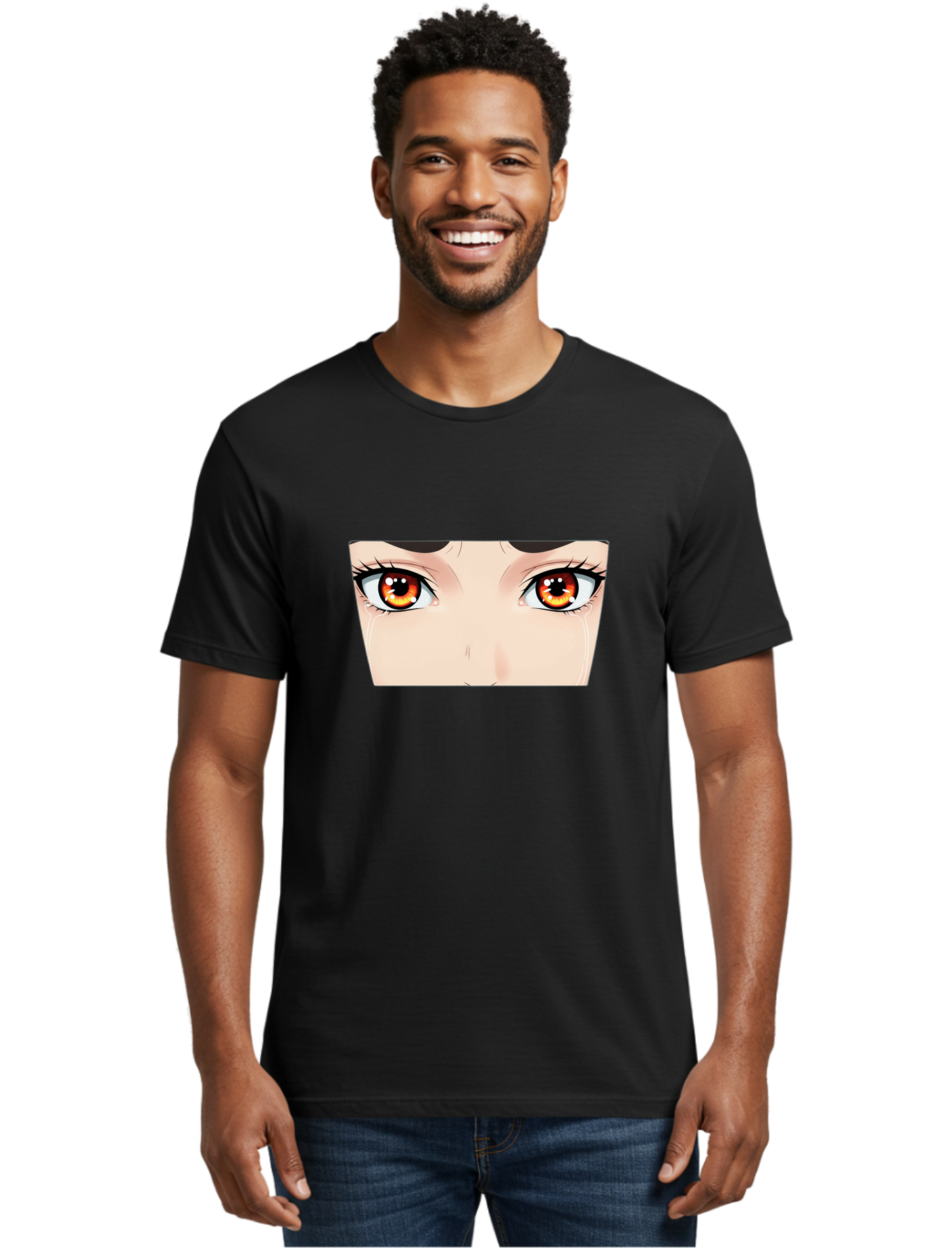 Anime-Eyes Men'S Graphic Tee, 100% Cotton, Comfortable Casual Summer Wear, Machine Washable, Vintage Camera, Old Camera, Antique Camera, Black Camera, Classic Photography, Photography Equipment, Nostalgic Device, Film Camera, Camera Art Baf684 24