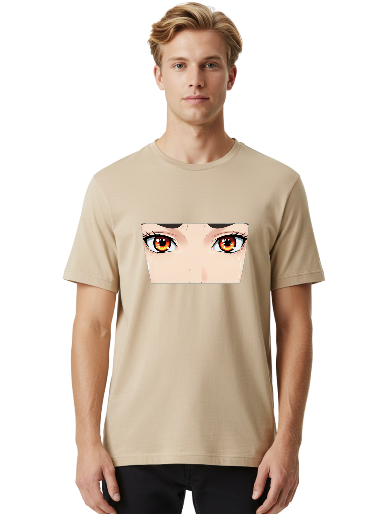 Anime-Eyes Men'S Graphic Tee, 100% Cotton, Comfortable Casual Summer Wear, Machine Washable, Vintage Camera, Old Camera, Antique Camera, Black Camera, Classic Photography, Photography Equipment, Nostalgic Device, Film Camera, Camera Art Baf684 20