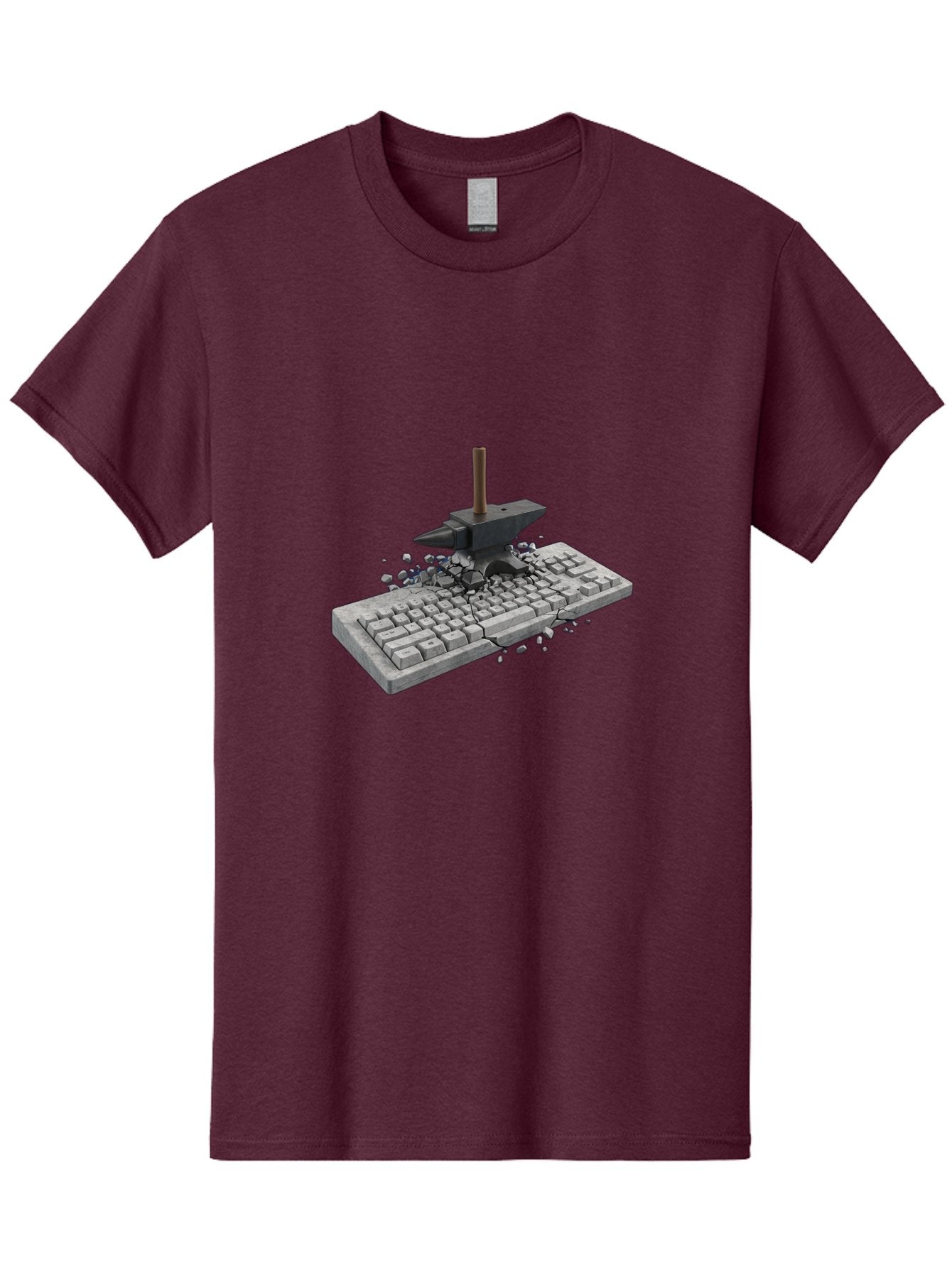Anvil-Breaking-Keyboard Men'S Graphic Tee, 100% Cotton, Comfortable Casual Summer Wear, Machine Washable, Vintage Camera, Old Camera, Antique Camera, Black Camera, Classic Photography, Photography Equipment, Nostalgic Device, Film Camera, Baf685 10