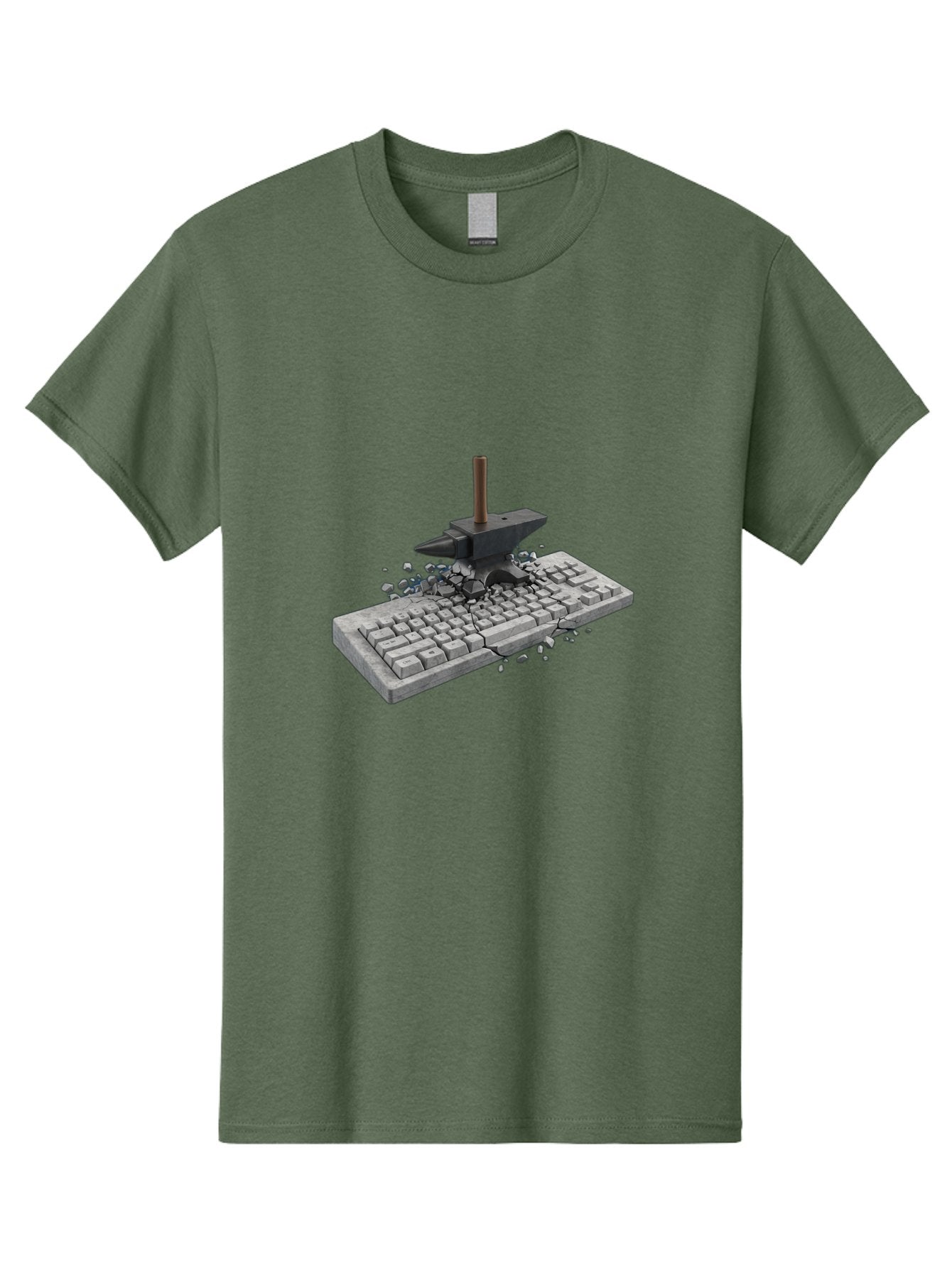 Anvil-Breaking-Keyboard Men'S Graphic Tee, 100% Cotton, Comfortable Casual Summer Wear, Machine Washable, Vintage Camera, Old Camera, Antique Camera, Black Camera, Classic Photography, Photography Equipment, Nostalgic Device, Film Camera, Baf685 8