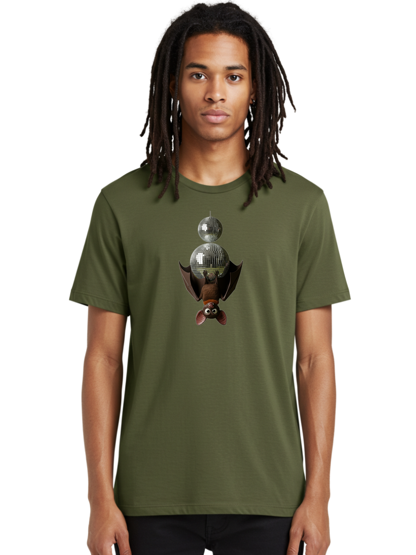 Bat-And-Disco-Balls Men'S Graphic Tee, 100% Cotton, Comfortable Casual Summer Wear, Machine Washable, Vintage Camera, Old Camera, Antique Camera, Black Camera, Classic Photography, Photography Equipment, Nostalgic Device, Film Camera, Baf686