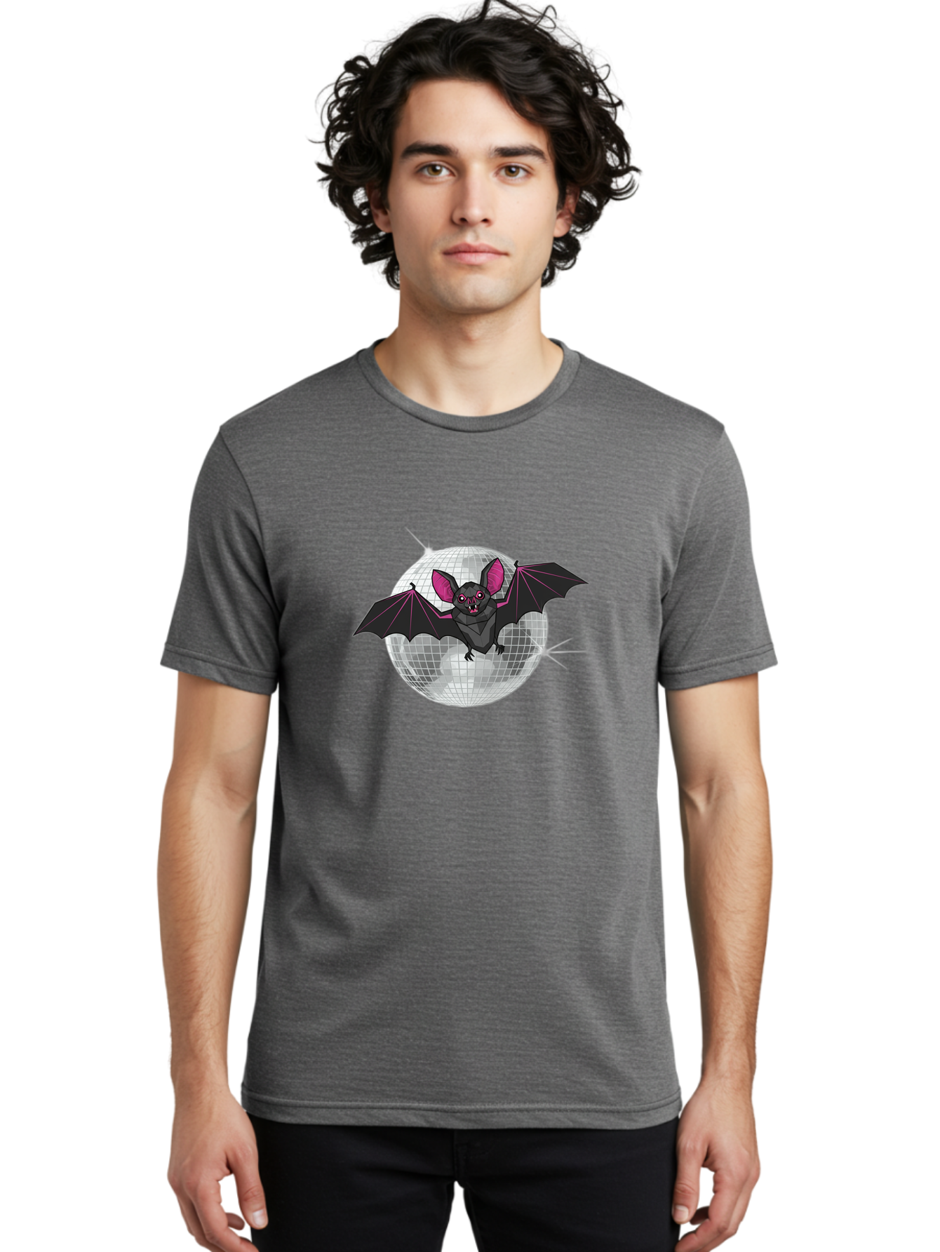 Bat-Disco-Ball-3 Men'S Graphic Tee, 100% Cotton, Comfortable Casual Summer Wear, Machine Washable, Vintage Camera, Old Camera, Antique Camera, Black Camera, Classic Photography, Photography Equipment, Nostalgic Device, Film Camera, Camera Art Baf689 28