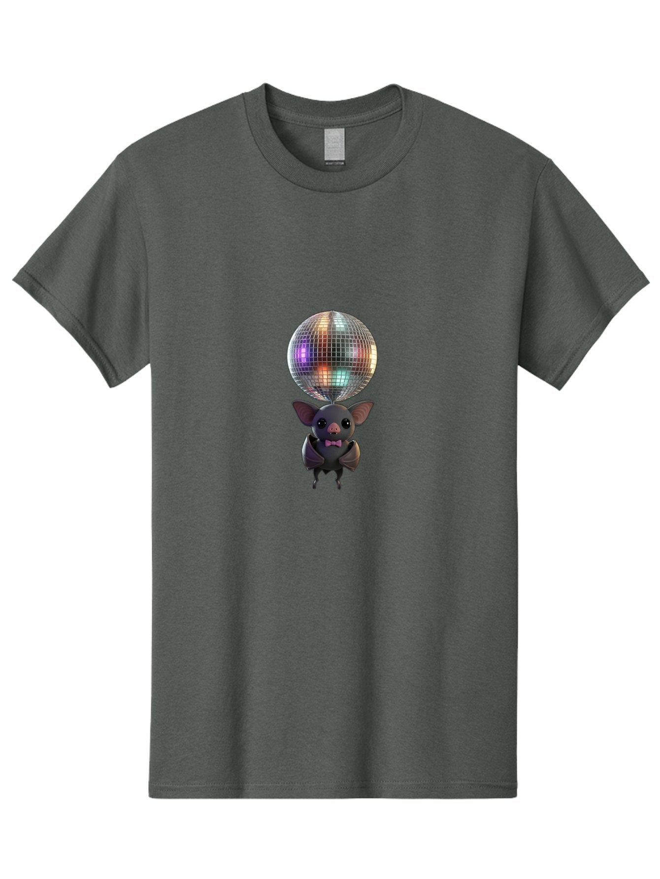 Bat-Holding-Disco-Ball-1 Men'S Graphic Tee, 100% Cotton, Comfortable Casual Summer Wear, Machine Washable, Vintage Camera, Old Camera, Antique Camera, Black Camera, Classic Photography, Photography Equipment, Nostalgic Device, Film Camera, Baf691 10