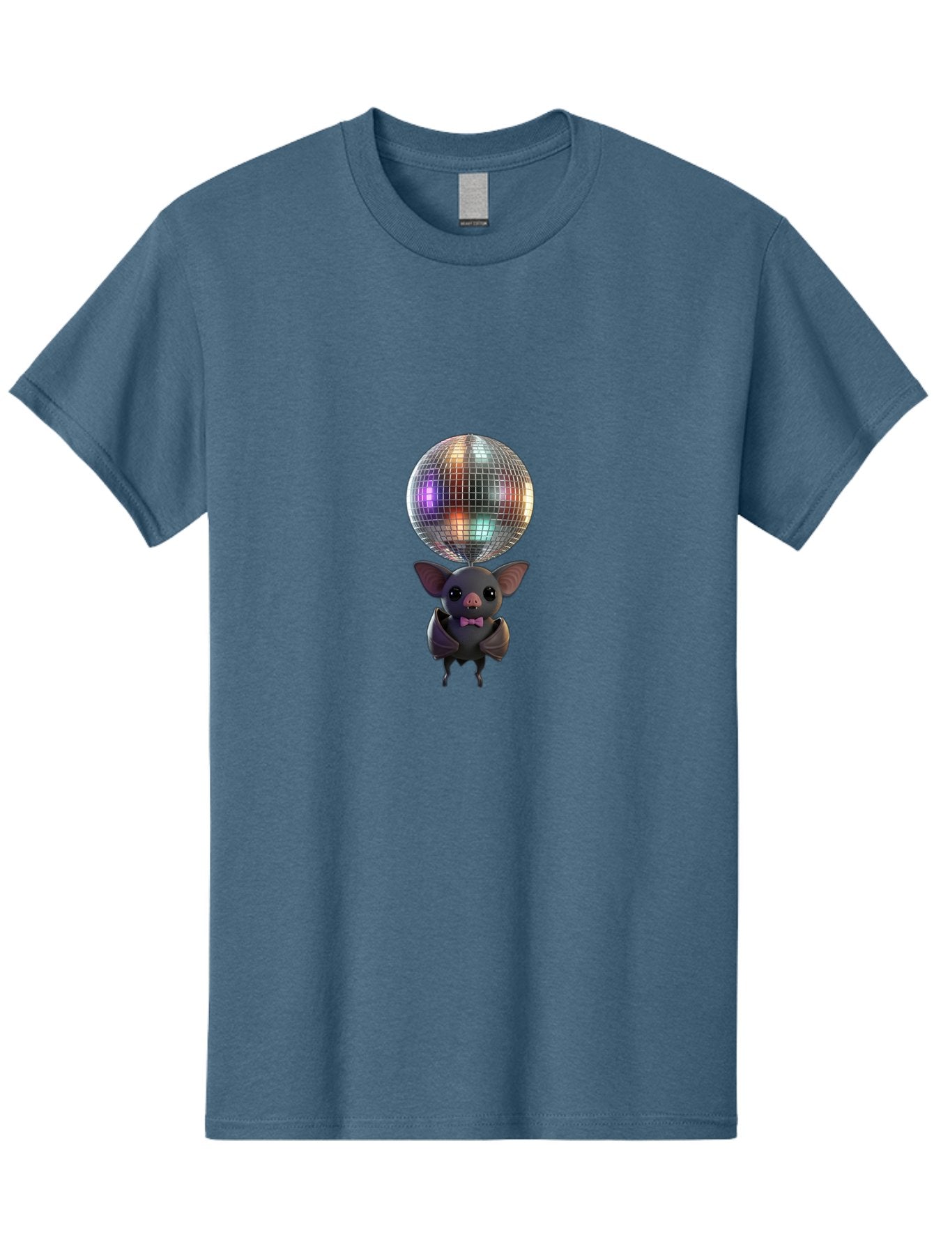 Bat-Holding-Disco-Ball-1 Men'S Graphic Tee, 100% Cotton, Comfortable Casual Summer Wear, Machine Washable, Vintage Camera, Old Camera, Antique Camera, Black Camera, Classic Photography, Photography Equipment, Nostalgic Device, Film Camera, Baf691 13