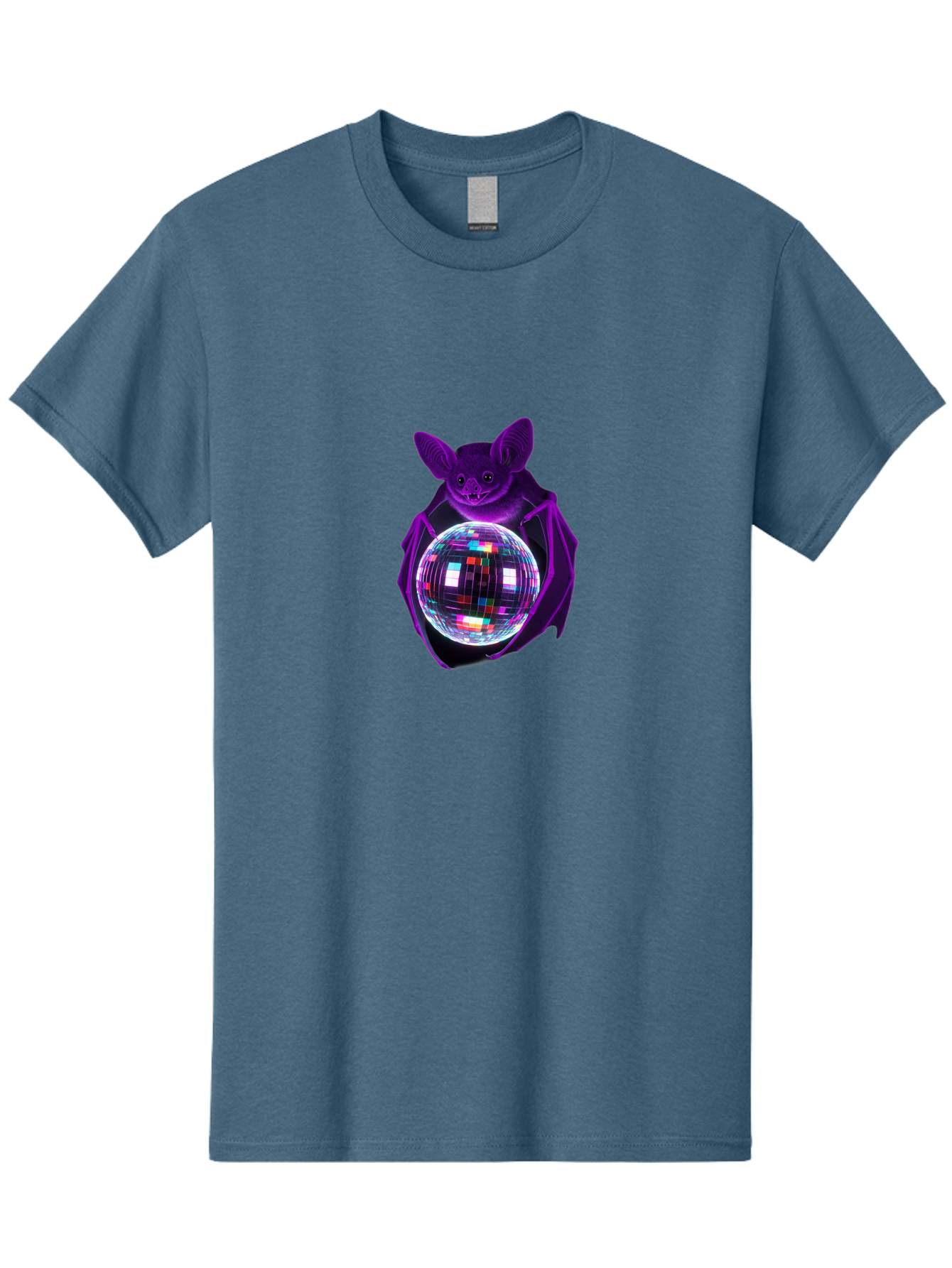 Bat-Holding-Disco-Ball Men'S Graphic Tee, 100% Cotton, Comfortable Casual Summer Wear, Machine Washable, Vintage Camera, Old Camera, Antique Camera, Black Camera, Classic Photography, Photography Equipment, Nostalgic Device, Film Camera, Baf693 25