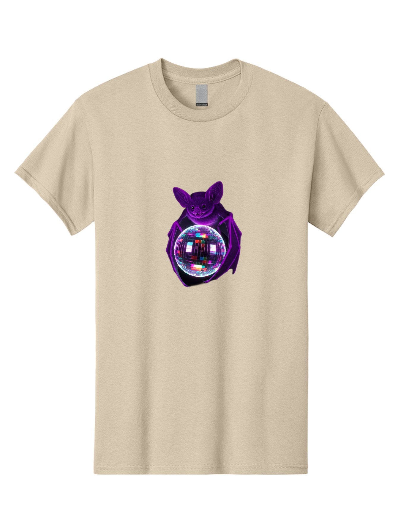 Bat-Holding-Disco-Ball Men'S Graphic Tee, 100% Cotton, Comfortable Casual Summer Wear, Machine Washable, Vintage Camera, Old Camera, Antique Camera, Black Camera, Classic Photography, Photography Equipment, Nostalgic Device, Film Camera, Baf693 10