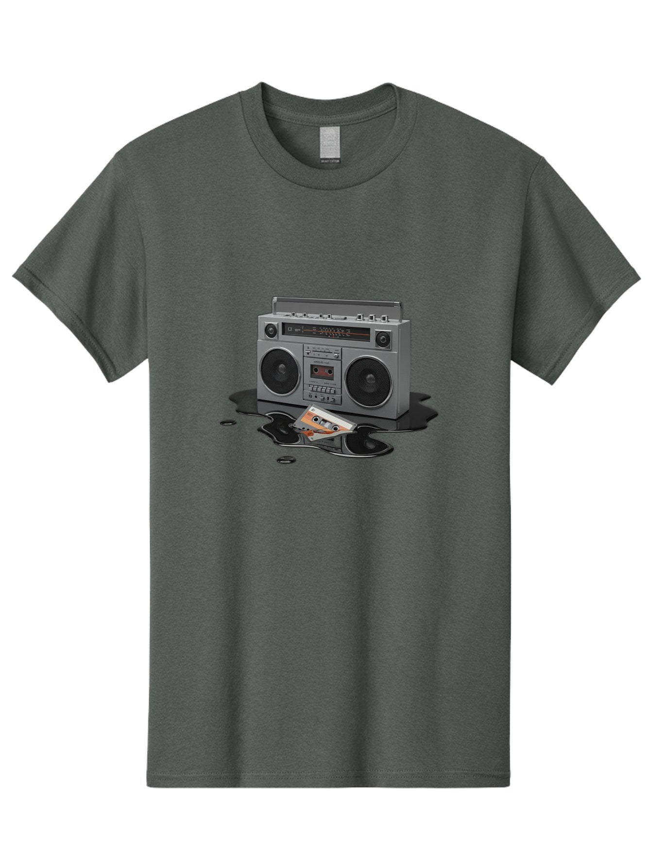 Boombox-2 Men'S Graphic Tee, 100% Cotton, Comfortable Casual Summer Wear, Machine Washable, Vintage Camera, Old Camera, Antique Camera, Black Camera, Classic Photography, Photography Equipment, Nostalgic Device, Film Camera, Camera Art Baf699 5