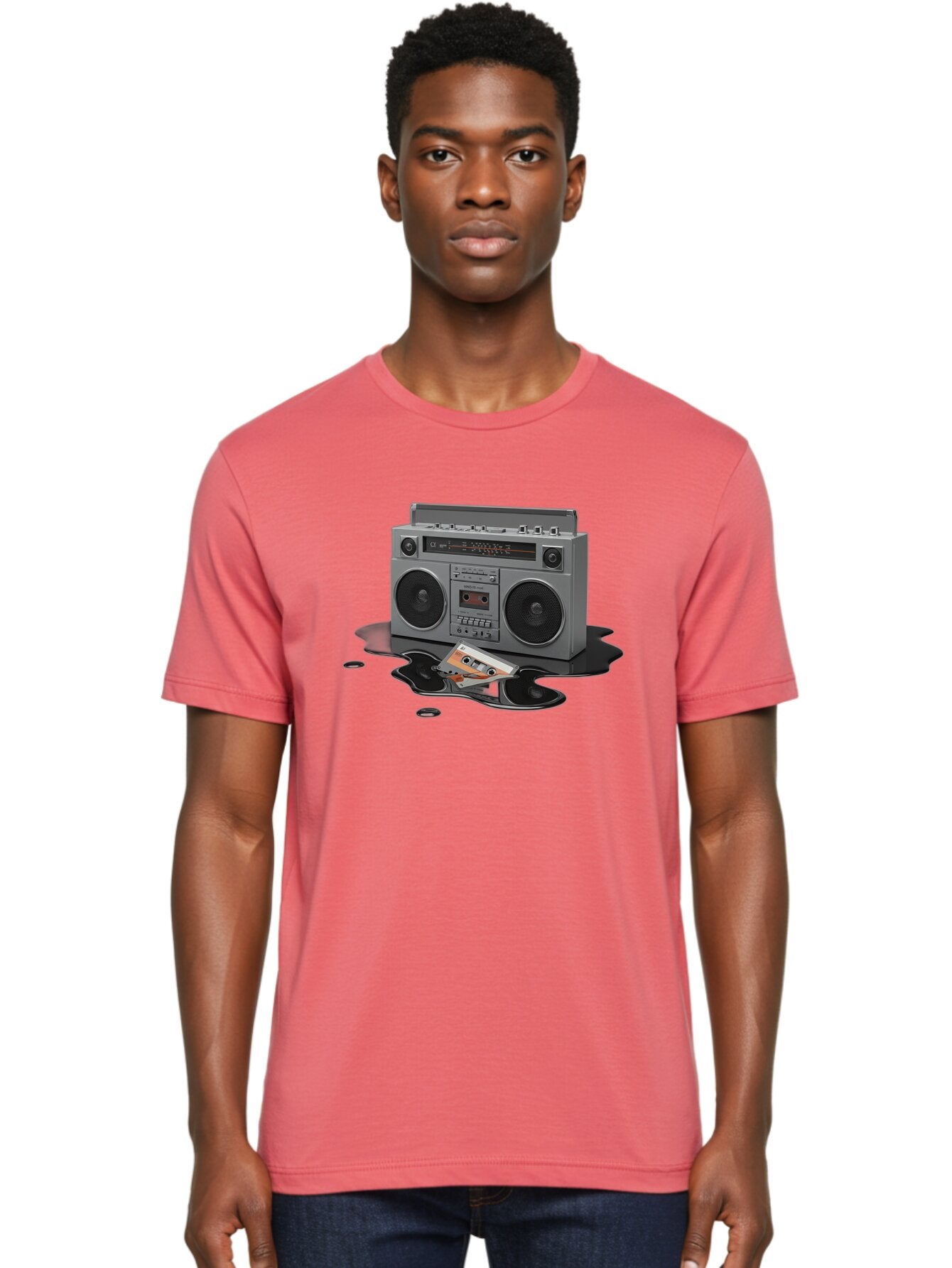 Boombox-2 Men'S Graphic Tee, 100% Cotton, Comfortable Casual Summer Wear, Machine Washable, Vintage Camera, Old Camera, Antique Camera, Black Camera, Classic Photography, Photography Equipment, Nostalgic Device, Film Camera, Camera Art Baf699 28