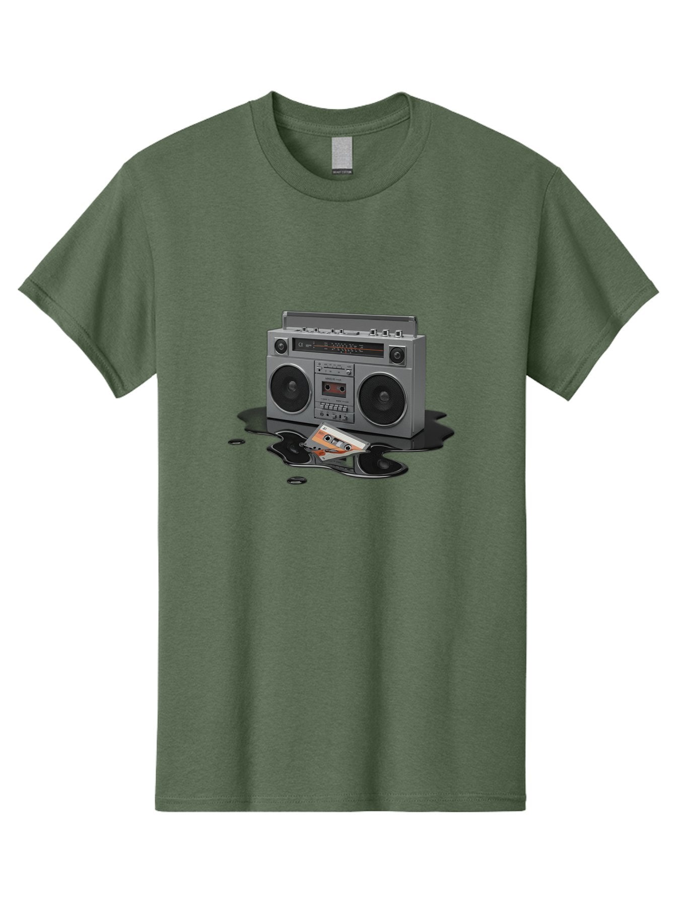 Boombox-2 Men'S Graphic Tee, 100% Cotton, Comfortable Casual Summer Wear, Machine Washable, Vintage Camera, Old Camera, Antique Camera, Black Camera, Classic Photography, Photography Equipment, Nostalgic Device, Film Camera, Camera Art Baf699