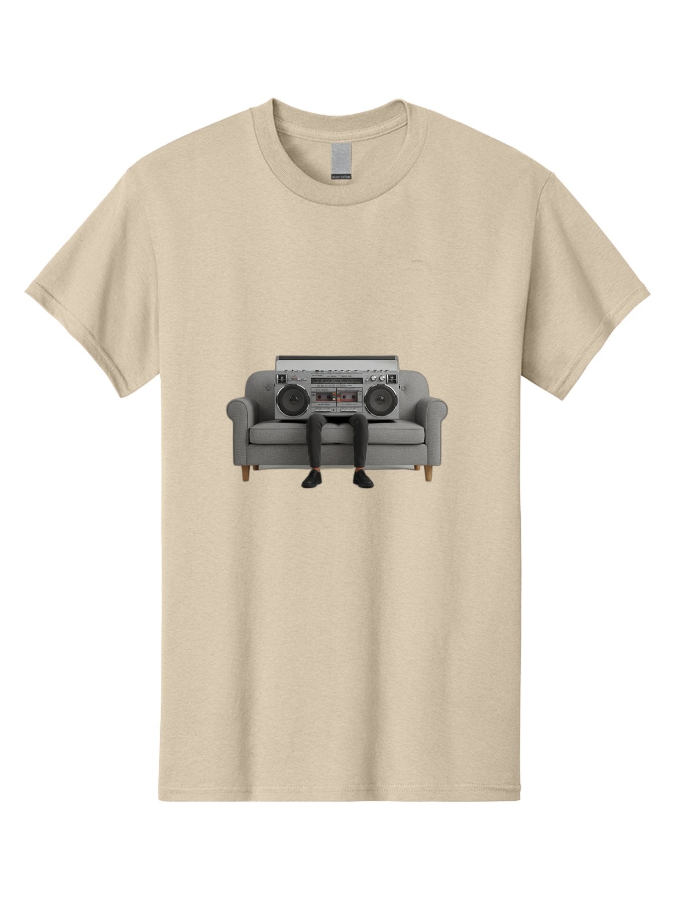 Boombox-Person Men'S Graphic Tee, 100% Cotton, Comfortable Casual Summer Wear, Machine Washable, Vintage Camera, Old Camera, Antique Camera, Black Camera, Classic Photography, Photography Equipment, Nostalgic Device, Film Camera, Camera Art Baf701 7