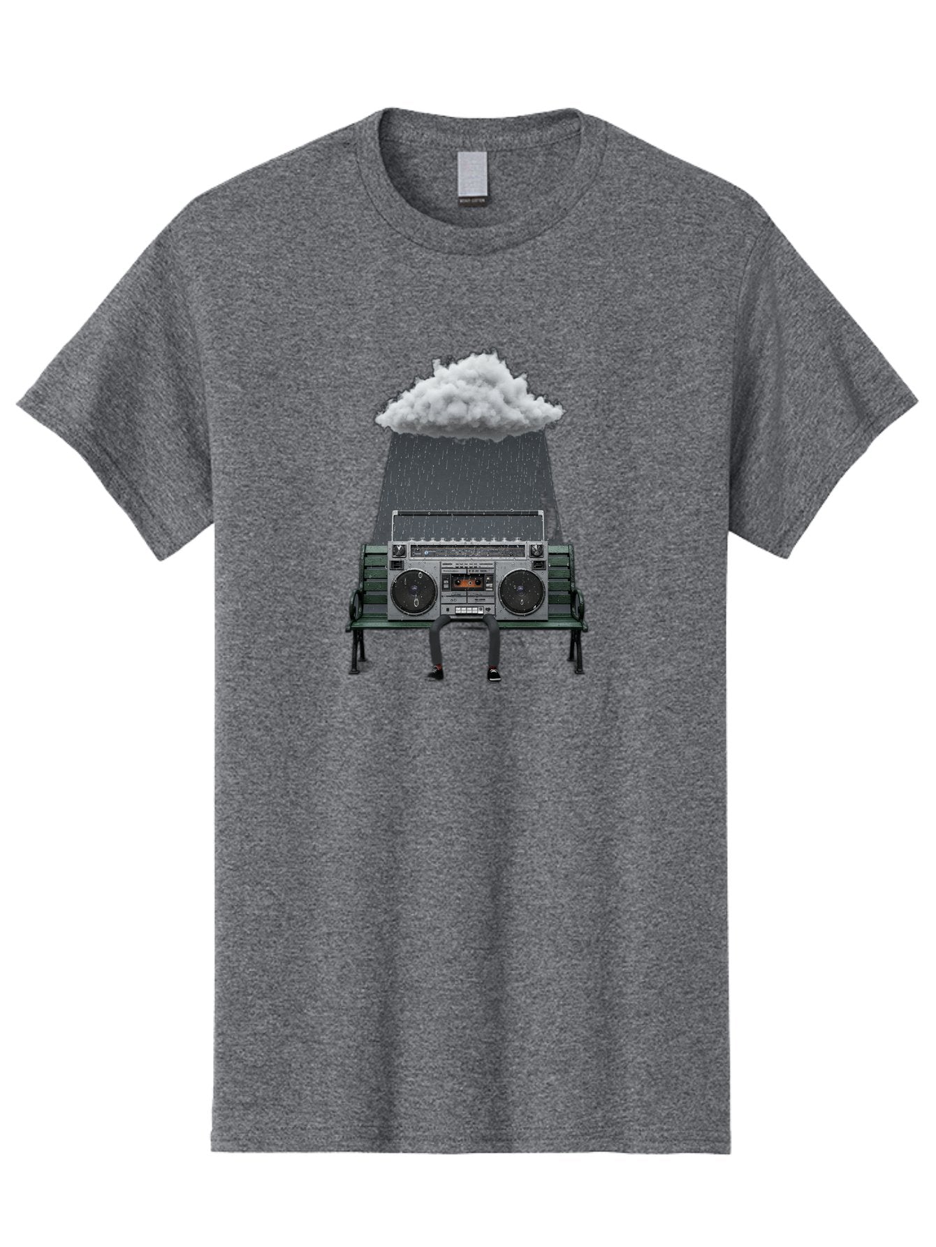 Boombox-Raincloud Men'S Graphic Tee, 100% Cotton, Comfortable Casual Summer Wear, Machine Washable, Vintage Camera, Old Camera, Antique Camera, Black Camera, Classic Photography, Photography Equipment, Nostalgic Device, Film Camera, Camera Art Baf702 13