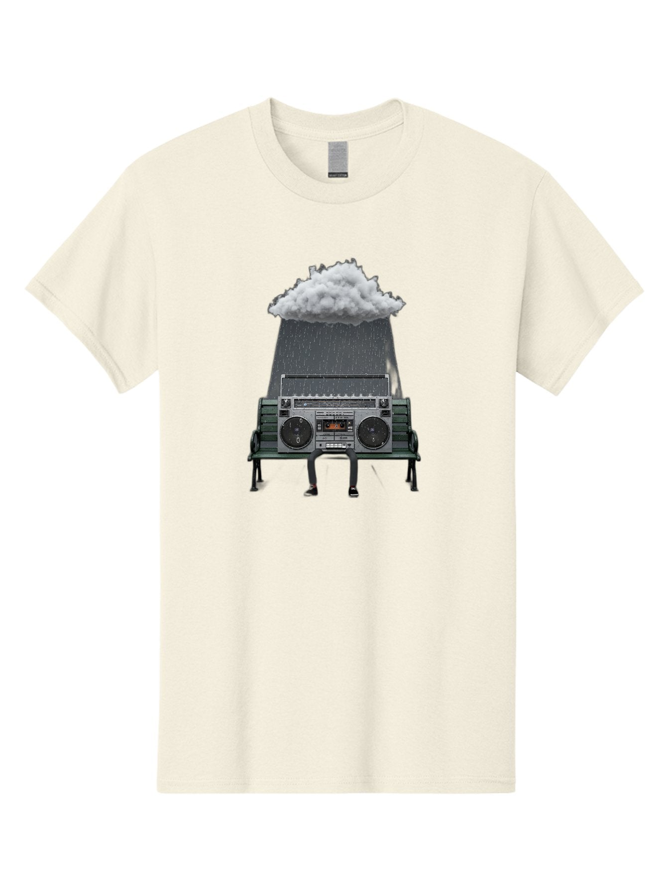 Boombox-Raincloud Men'S Graphic Tee, 100% Cotton, Comfortable Casual Summer Wear, Machine Washable, Vintage Camera, Old Camera, Antique Camera, Black Camera, Classic Photography, Photography Equipment, Nostalgic Device, Film Camera, Camera Art Baf702 12