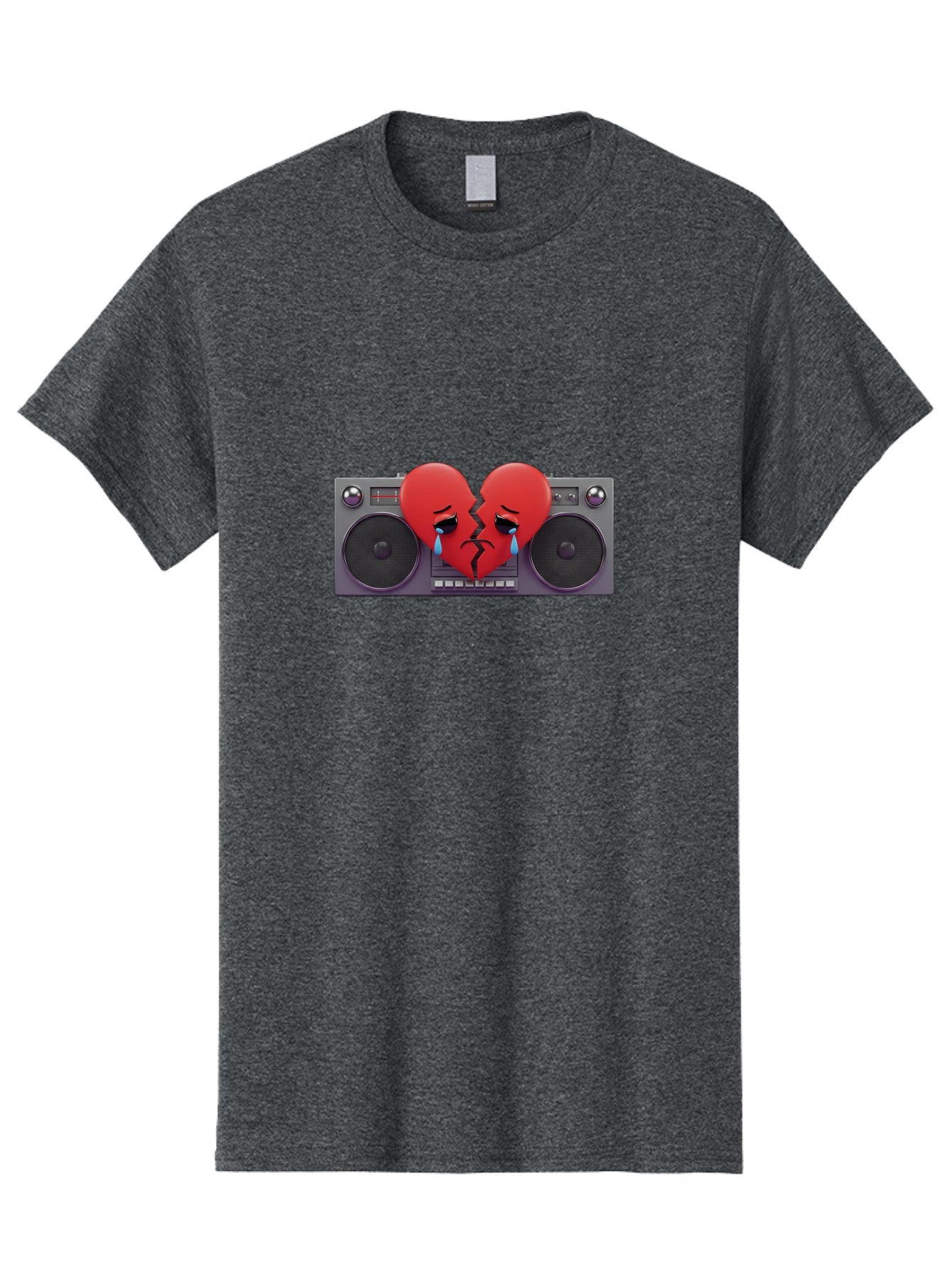 Broken-Heart-Boombox Men'S Graphic Tee, 100% Cotton, Comfortable Casual Summer Wear, Machine Washable, Vintage Camera, Old Camera, Antique Camera, Black Camera, Classic Photography, Photography Equipment, Nostalgic Device, Film Camera, Baf706 4