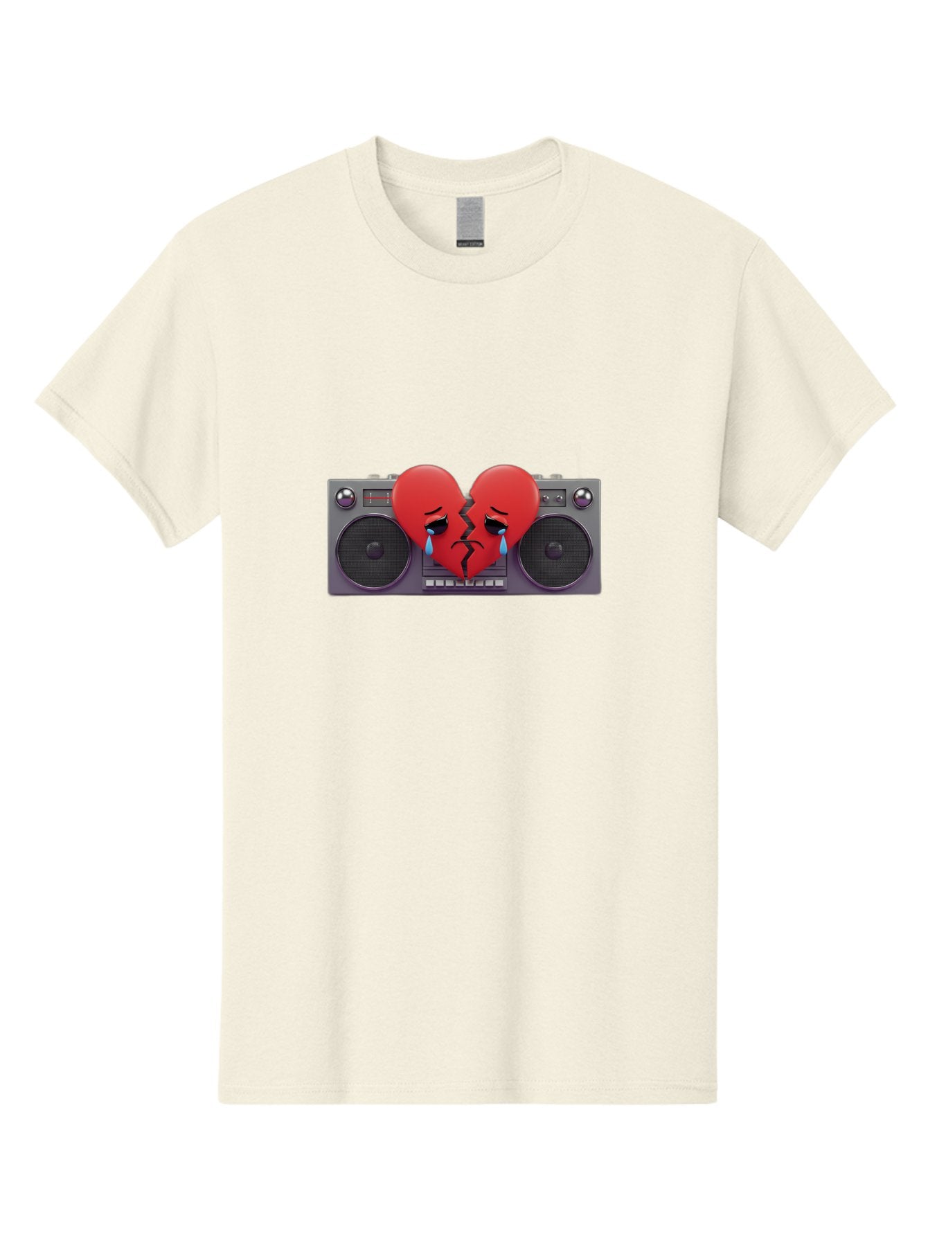 Broken-Heart-Boombox Men'S Graphic Tee, 100% Cotton, Comfortable Casual Summer Wear, Machine Washable, Vintage Camera, Old Camera, Antique Camera, Black Camera, Classic Photography, Photography Equipment, Nostalgic Device, Film Camera, Baf706 15