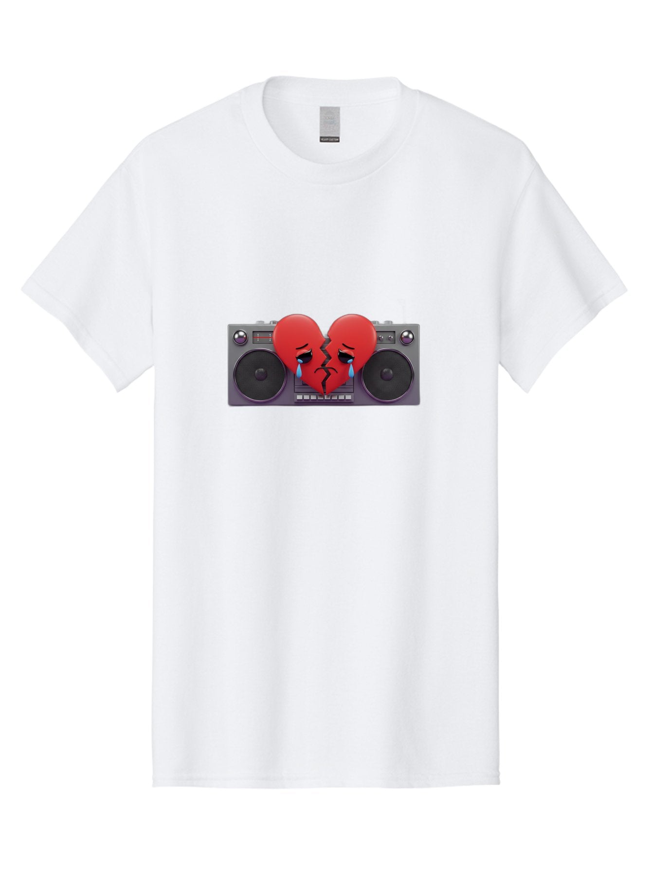 Broken-Heart-Boombox Men'S Graphic Tee, 100% Cotton, Comfortable Casual Summer Wear, Machine Washable, Vintage Camera, Old Camera, Antique Camera, Black Camera, Classic Photography, Photography Equipment, Nostalgic Device, Film Camera, Baf706 6
