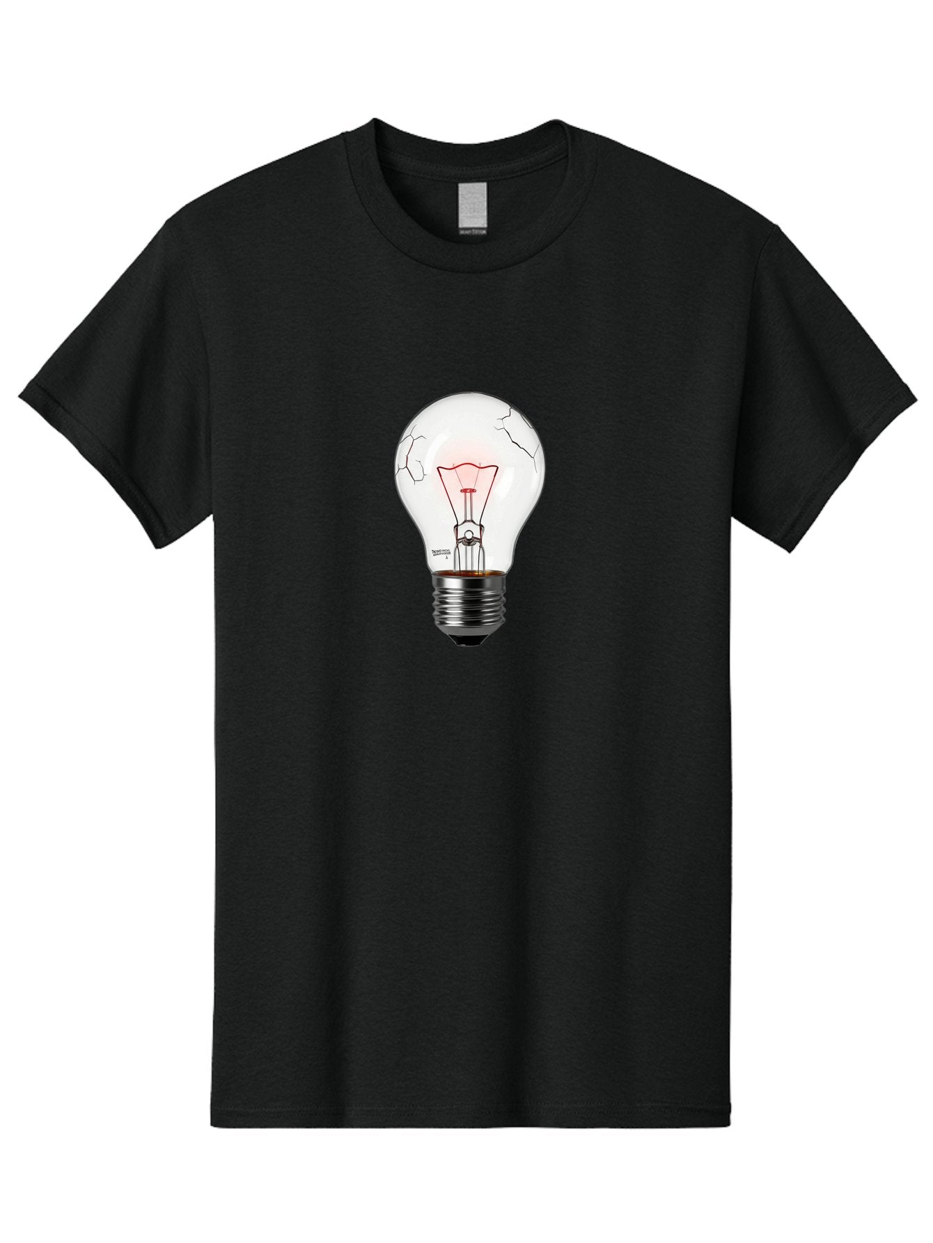 Broken-Light-Bulb-1 Men'S Graphic Tee, 100% Cotton, Comfortable Casual Summer Wear, Machine Washable, Vintage Camera, Old Camera, Antique Camera, Black Camera, Classic Photography, Photography Equipment, Nostalgic Device, Film Camera, Baf707 5