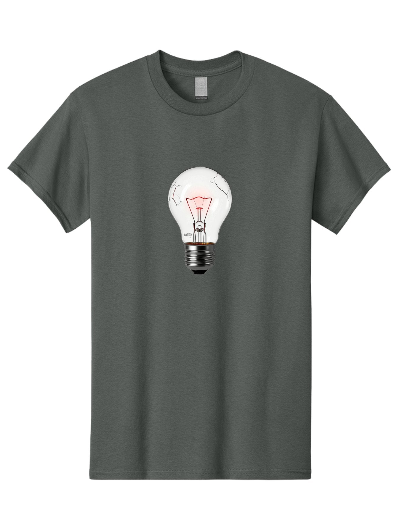 Broken-Light-Bulb-1 Men'S Graphic Tee, 100% Cotton, Comfortable Casual Summer Wear, Machine Washable, Vintage Camera, Old Camera, Antique Camera, Black Camera, Classic Photography, Photography Equipment, Nostalgic Device, Film Camera, Baf707