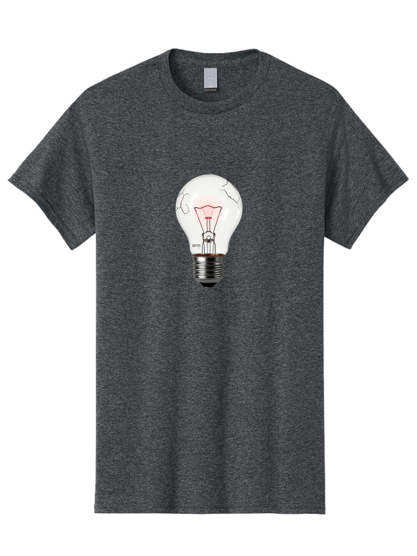 Broken-Light-Bulb-1 Men'S Graphic Tee, 100% Cotton, Comfortable Casual Summer Wear, Machine Washable, Vintage Camera, Old Camera, Antique Camera, Black Camera, Classic Photography, Photography Equipment, Nostalgic Device, Film Camera, Baf707 13