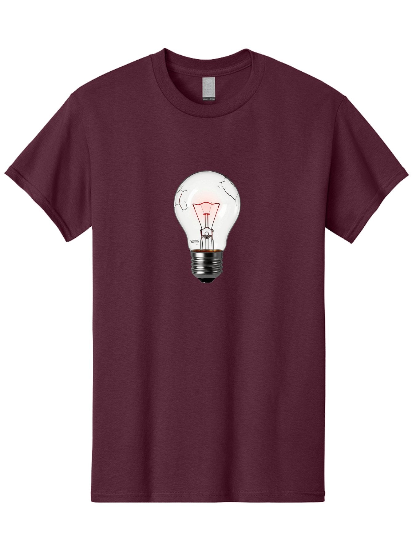 Broken-Light-Bulb-1 Men'S Graphic Tee, 100% Cotton, Comfortable Casual Summer Wear, Machine Washable, Vintage Camera, Old Camera, Antique Camera, Black Camera, Classic Photography, Photography Equipment, Nostalgic Device, Film Camera, Baf707 7