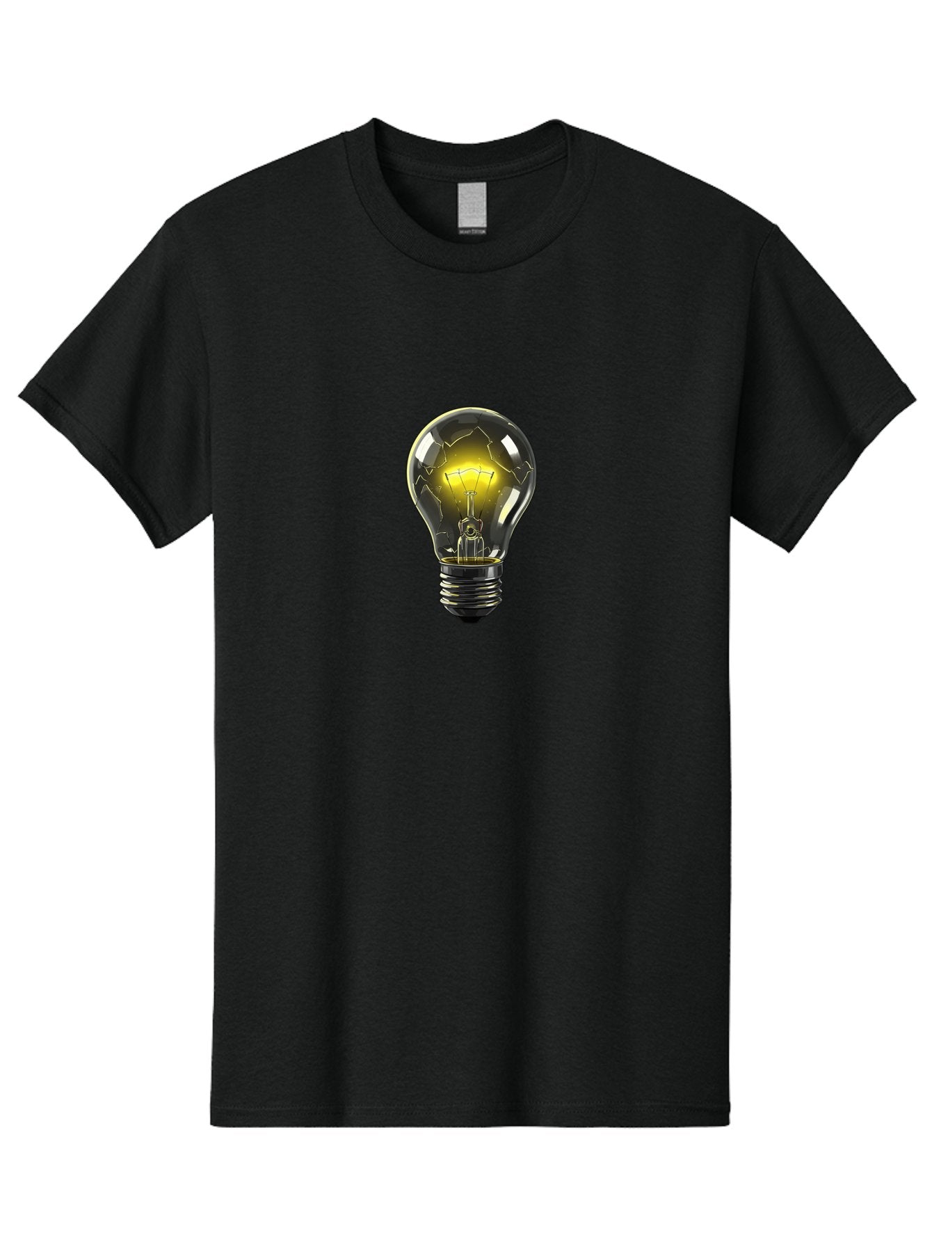 Broken-Light-Bulb-2 Men'S Graphic Tee, 100% Cotton, Comfortable Casual Summer Wear, Machine Washable, Vintage Camera, Old Camera, Antique Camera, Black Camera, Classic Photography, Photography Equipment, Nostalgic Device, Film Camera, Baf708 8